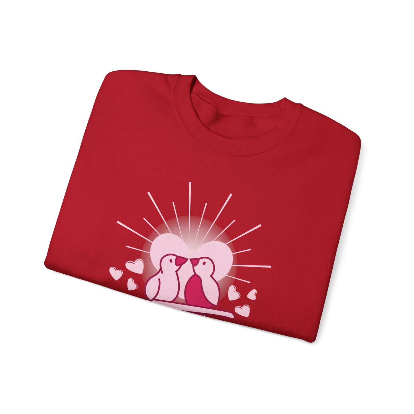 Birds In Love - Unisex Heavy Blend™ Crewneck Sweatshirt - 11555