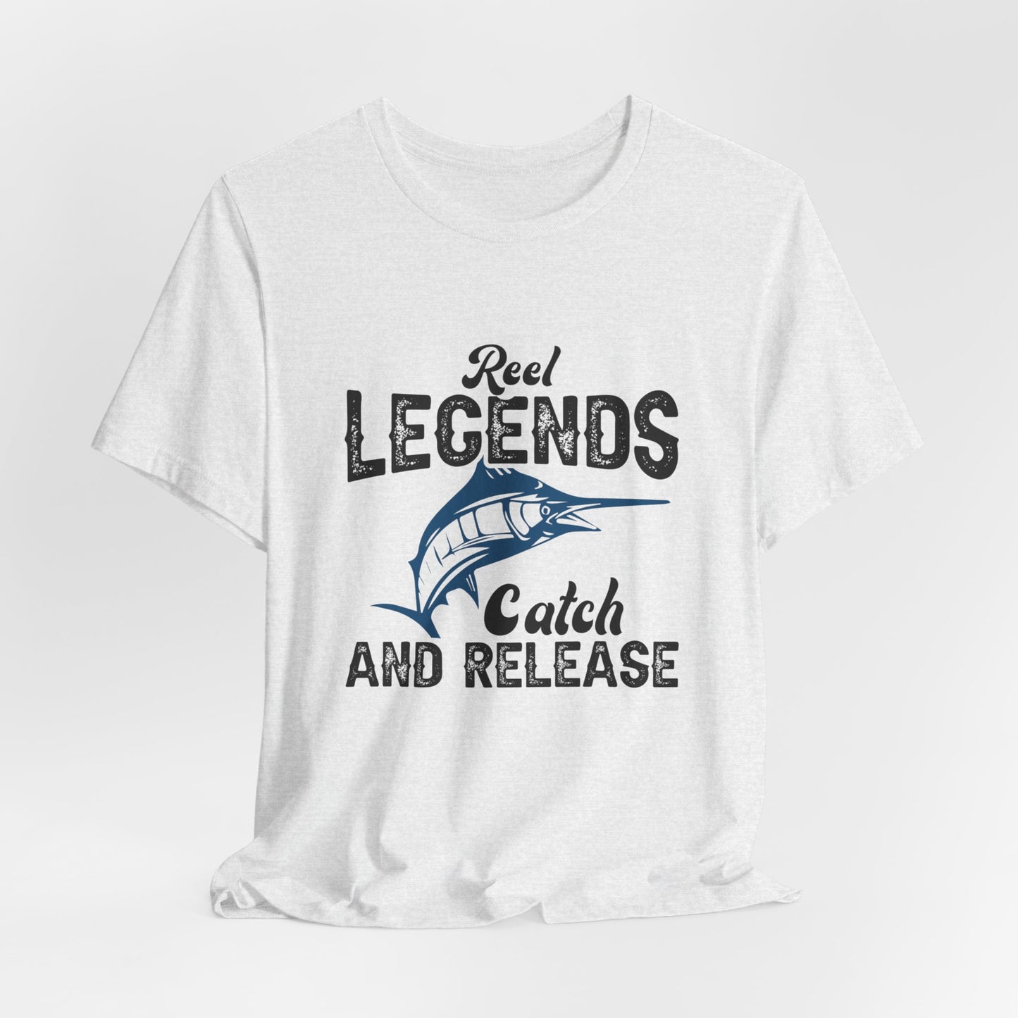 Fishing:  Reel Legends Catch & Release - Unisex Jersey Short Sleeve Tee