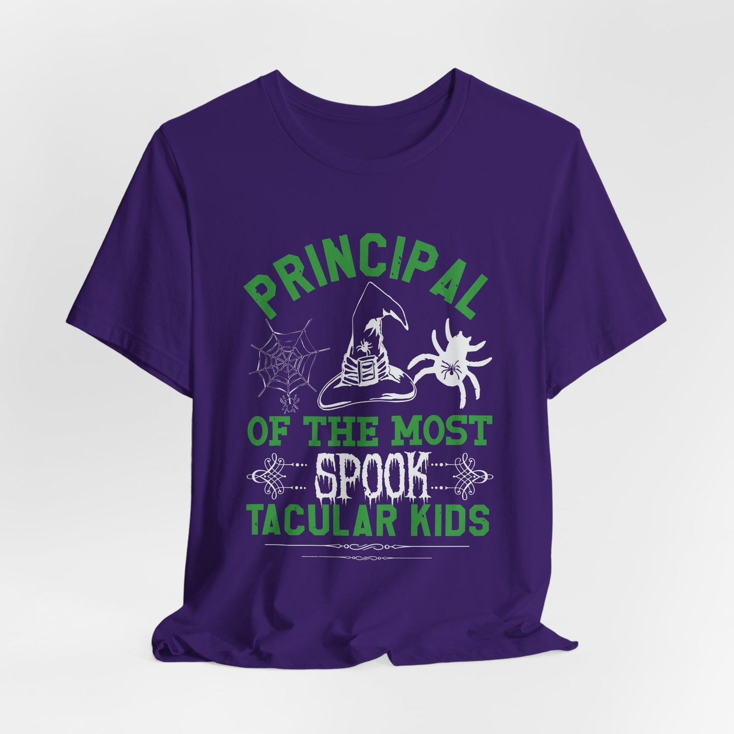Principal of the Most Spook-Tacular Kids - Unisex Jersey Short Sleeve Tee - 12484