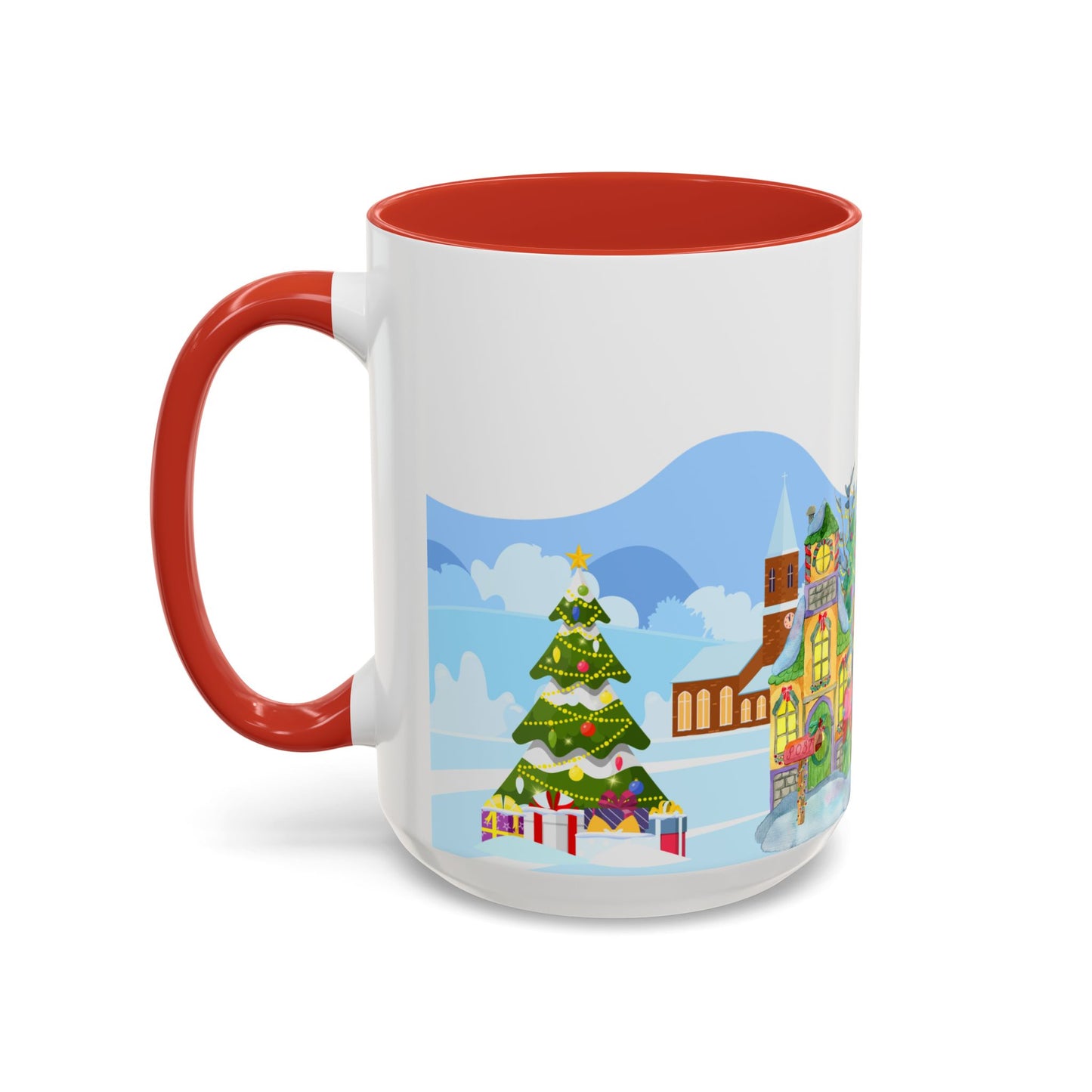 Christmas Day - Accent Coffee Mug (11, 15oz) - 10457