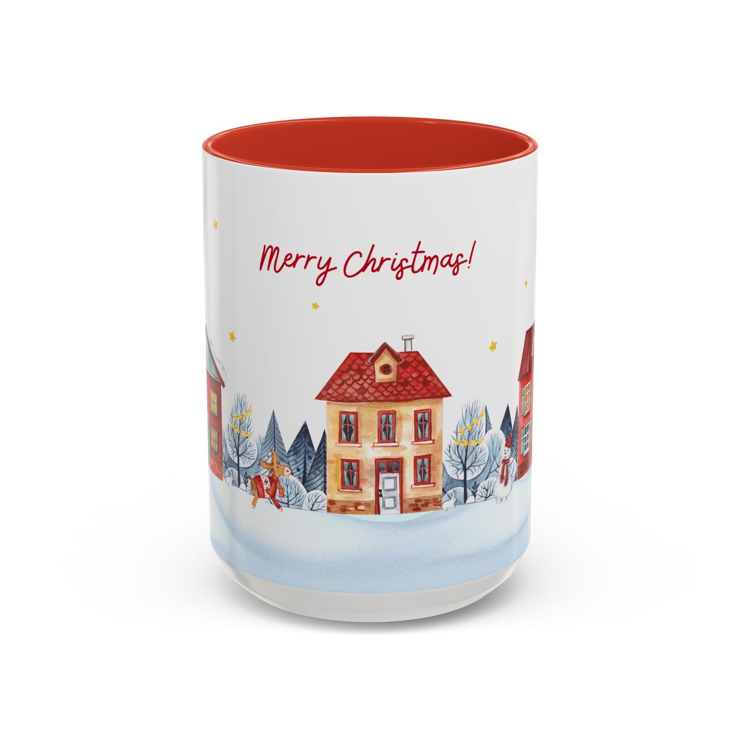 Merry Christmas, Holiday Vibe - Accent Coffee Mug (11, 15oz) - 11079