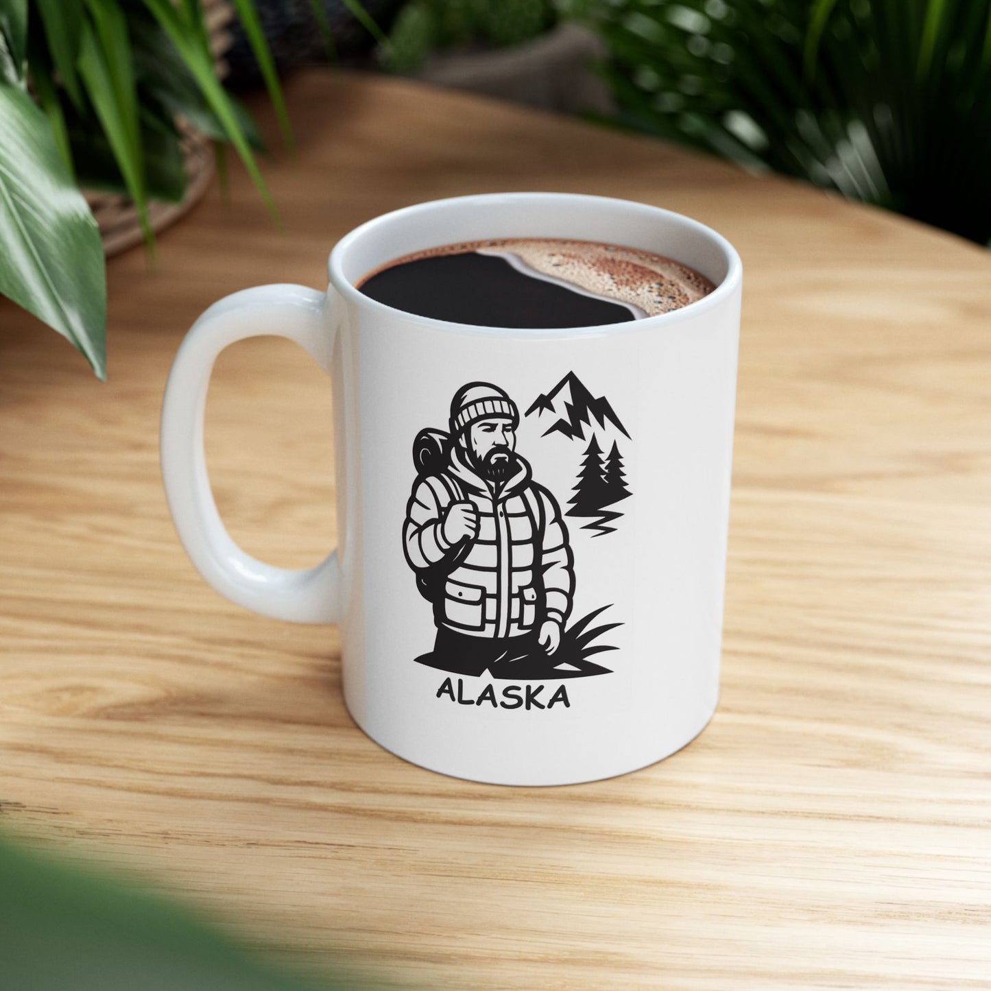 "Alaska: The only place where ‘layers’ isn’t just a fashion choice." Ceramic Mug - 12990