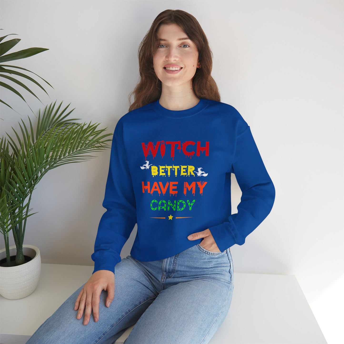 Witch, Better Have My Candy - Unisex Heavy Blend™ Crewneck Sweatshirt