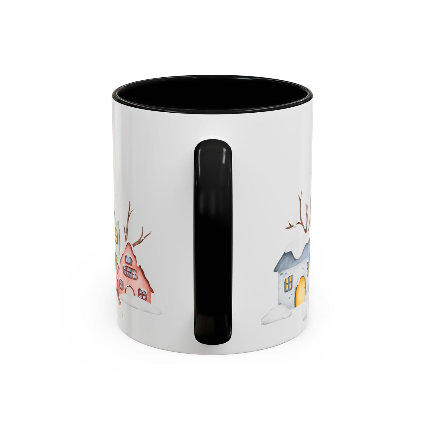 Winter Day, Outdoor - Accent Coffee Mug (11, 15oz) - 10455