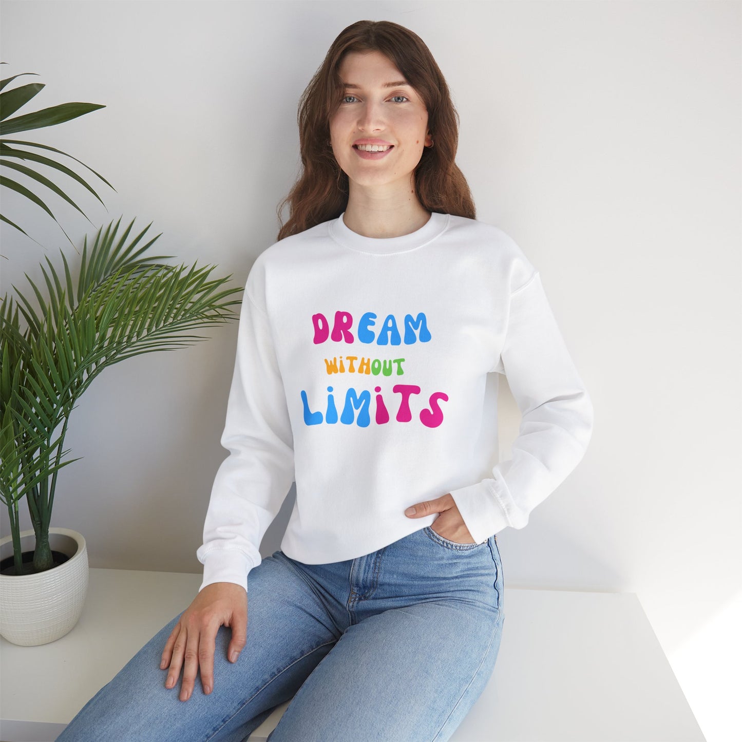 Dream Without Limits - Unisex Heavy Blend™ Crewneck Sweatshirt