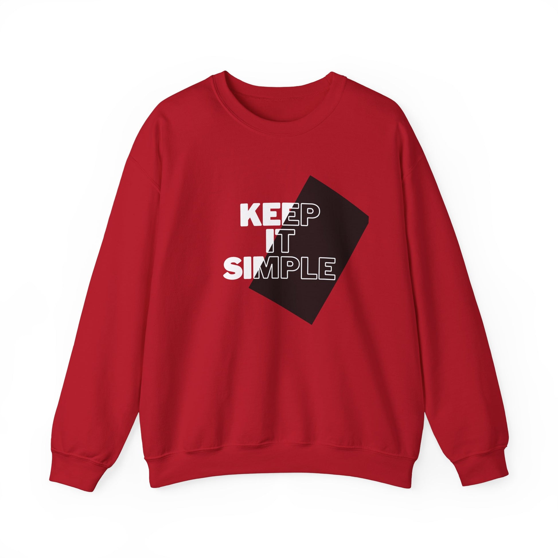 Keep It Simple - Unisex Heavy Blend™ Crewneck Sweatshirt | Crew neck,DTG,Embroidery,Men's Clothing,Neck Labels,Regular fit,Sweatshirts,TikTok,Unisex,Women's Clothing