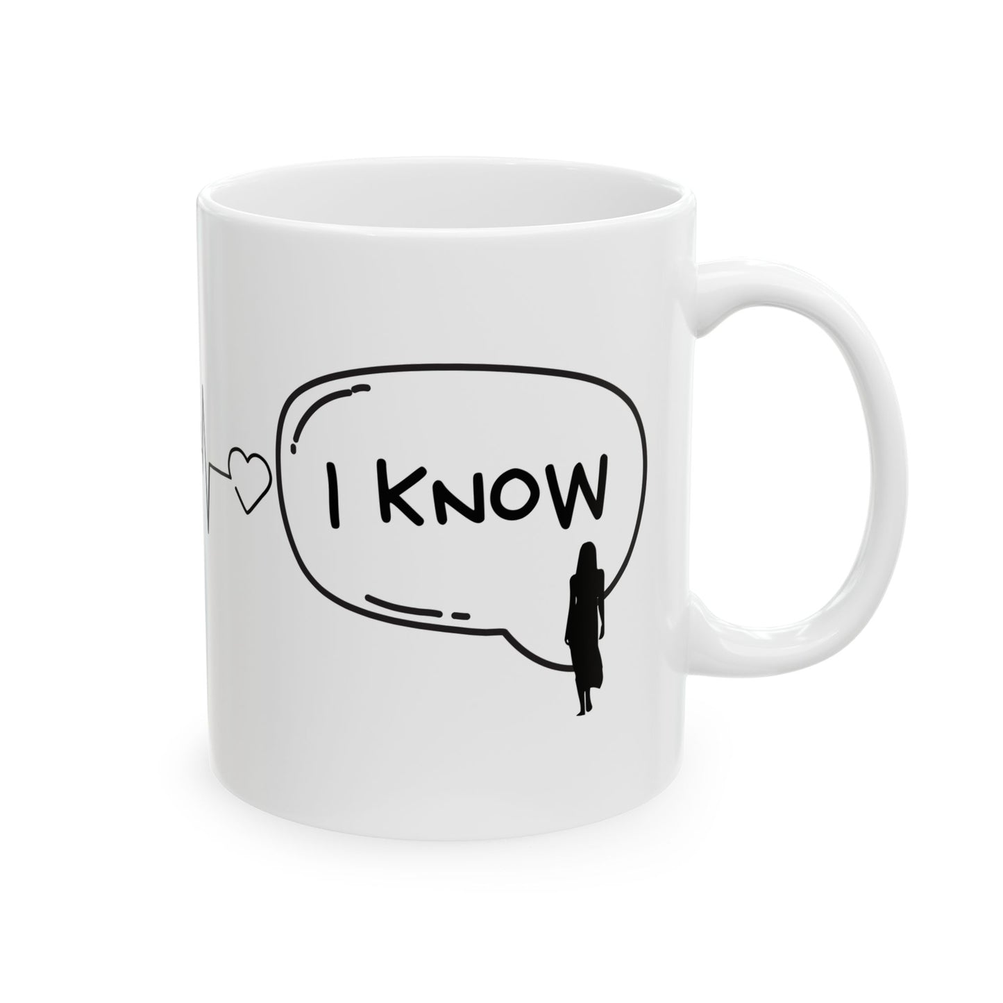 I Love You, I Know - Ceramic Mug, (11oz, 15oz)