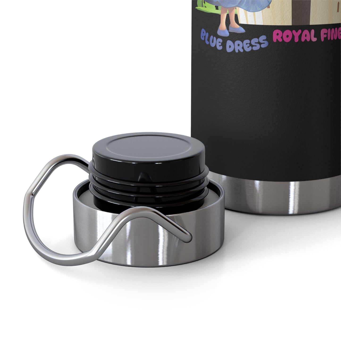 Blue Dress Princess, Royal Finesse - Copper Vacuum Insulated Bottle, 22oz - 11636