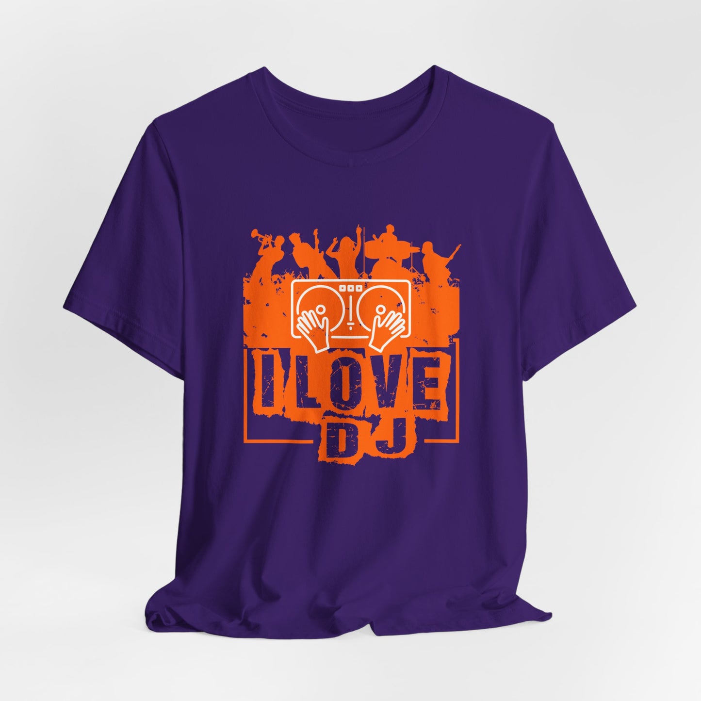 Music: I Love DJ - Unisex Jersey Short Sleeve Tee