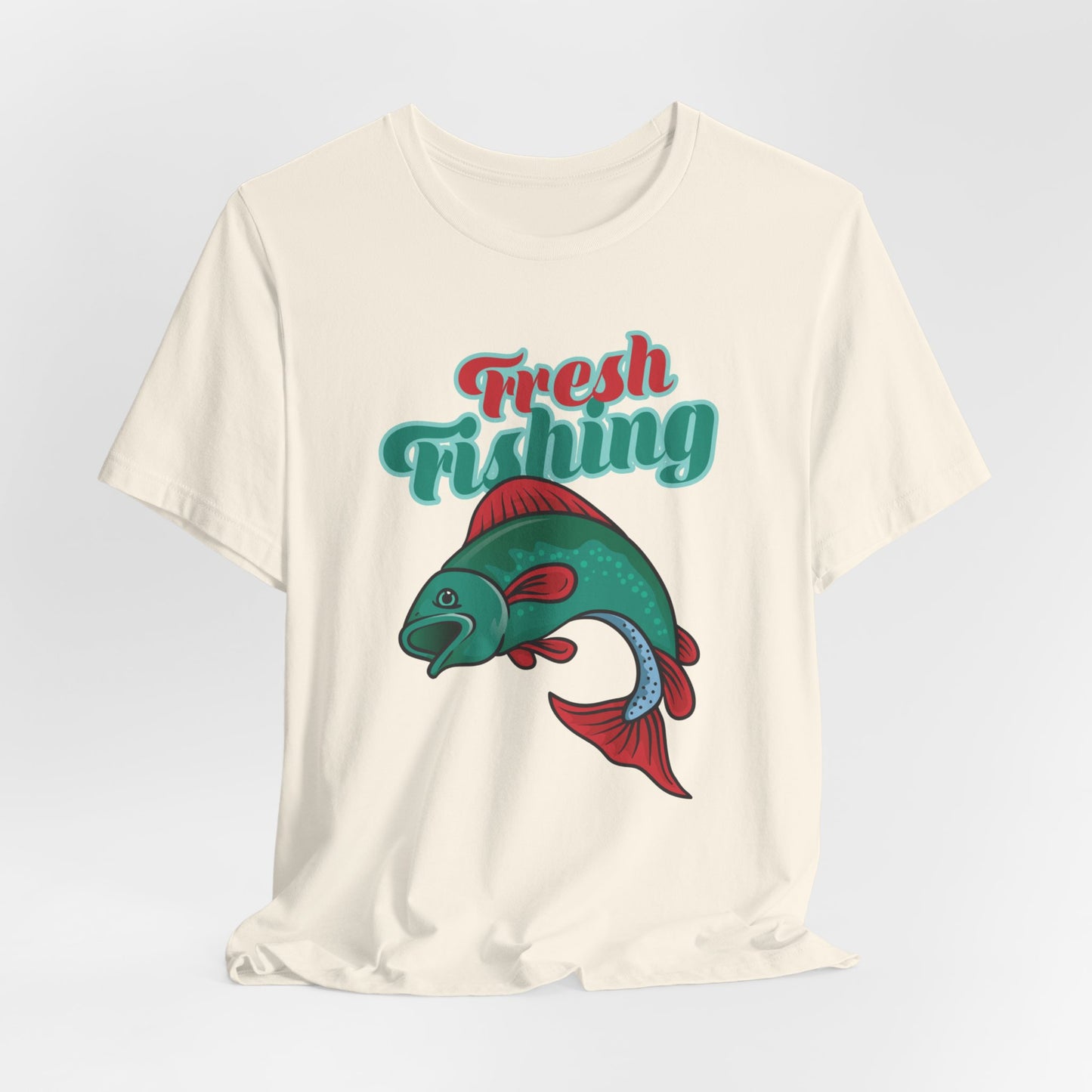 Fishing:  Fresh Fishing - Unisex Jersey Short Sleeve Tee