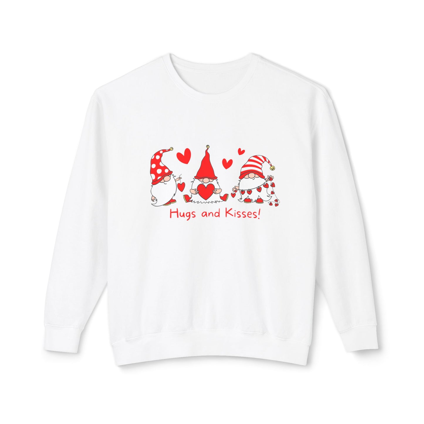 Hugs & Kisses - Unisex Lightweight Crewneck Sweatshirt - 11383