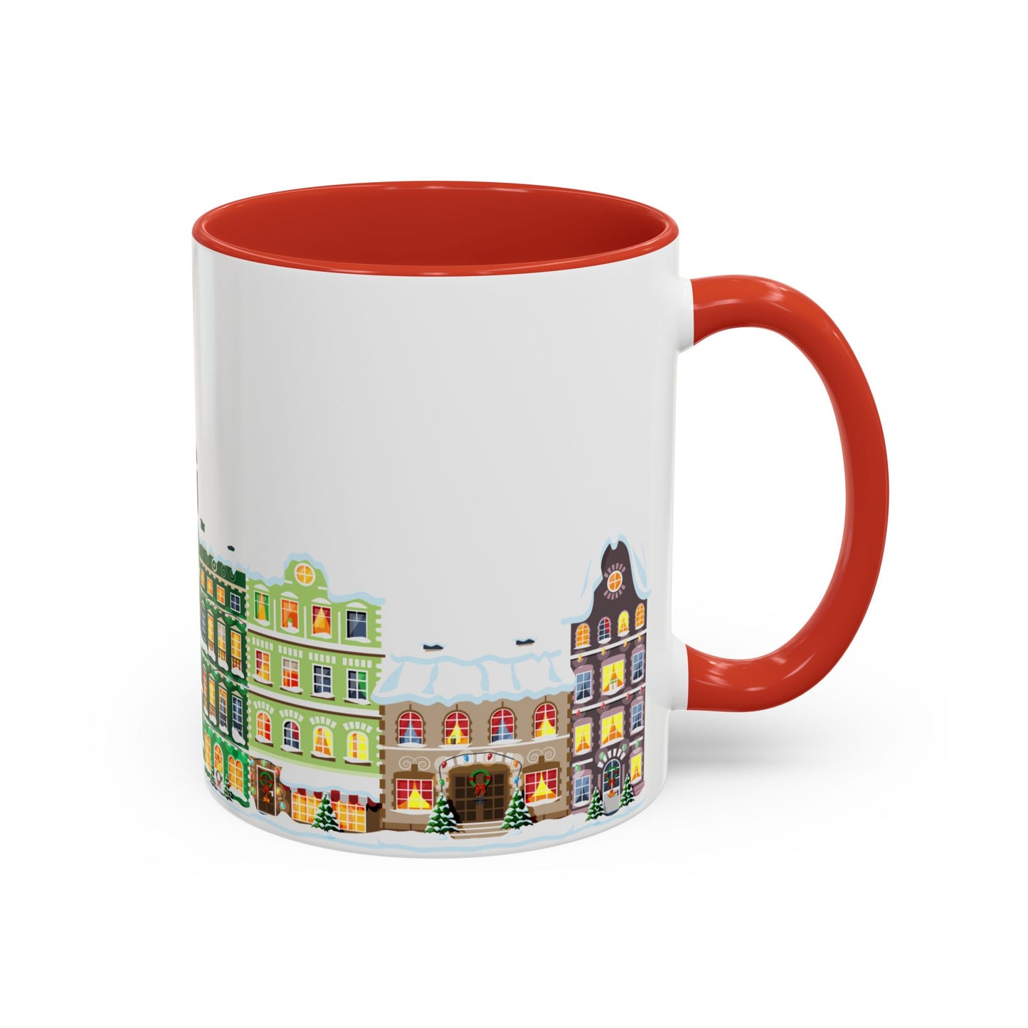 Christmas Houses - Accent Coffee Mug (11, 15oz) - 10438