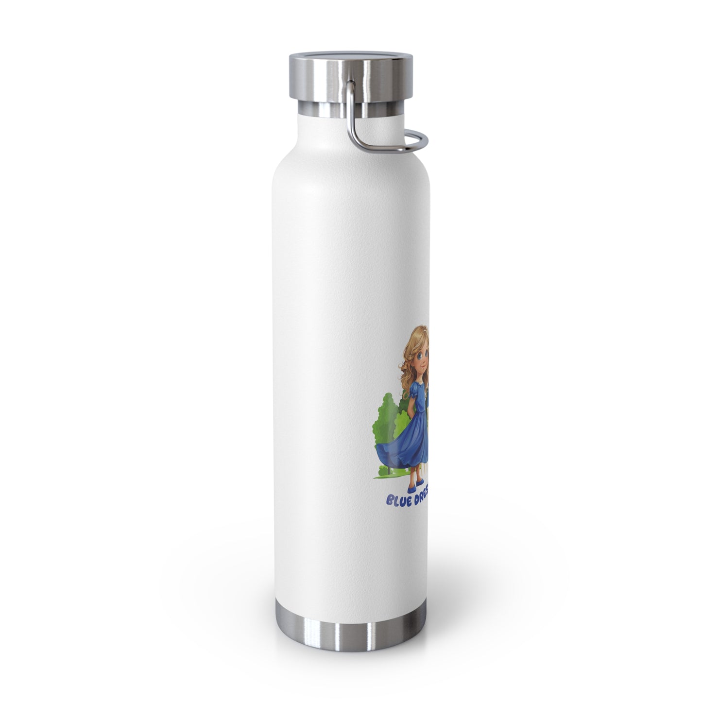 Blue Dress Princess, Royal Finesse - Copper Vacuum Insulated Bottle, 22oz - 11636