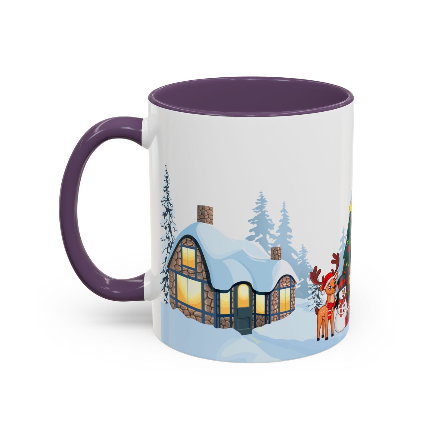 Outdoor Christmas Party - Accent Coffee Mug (11, 15oz) - 10454