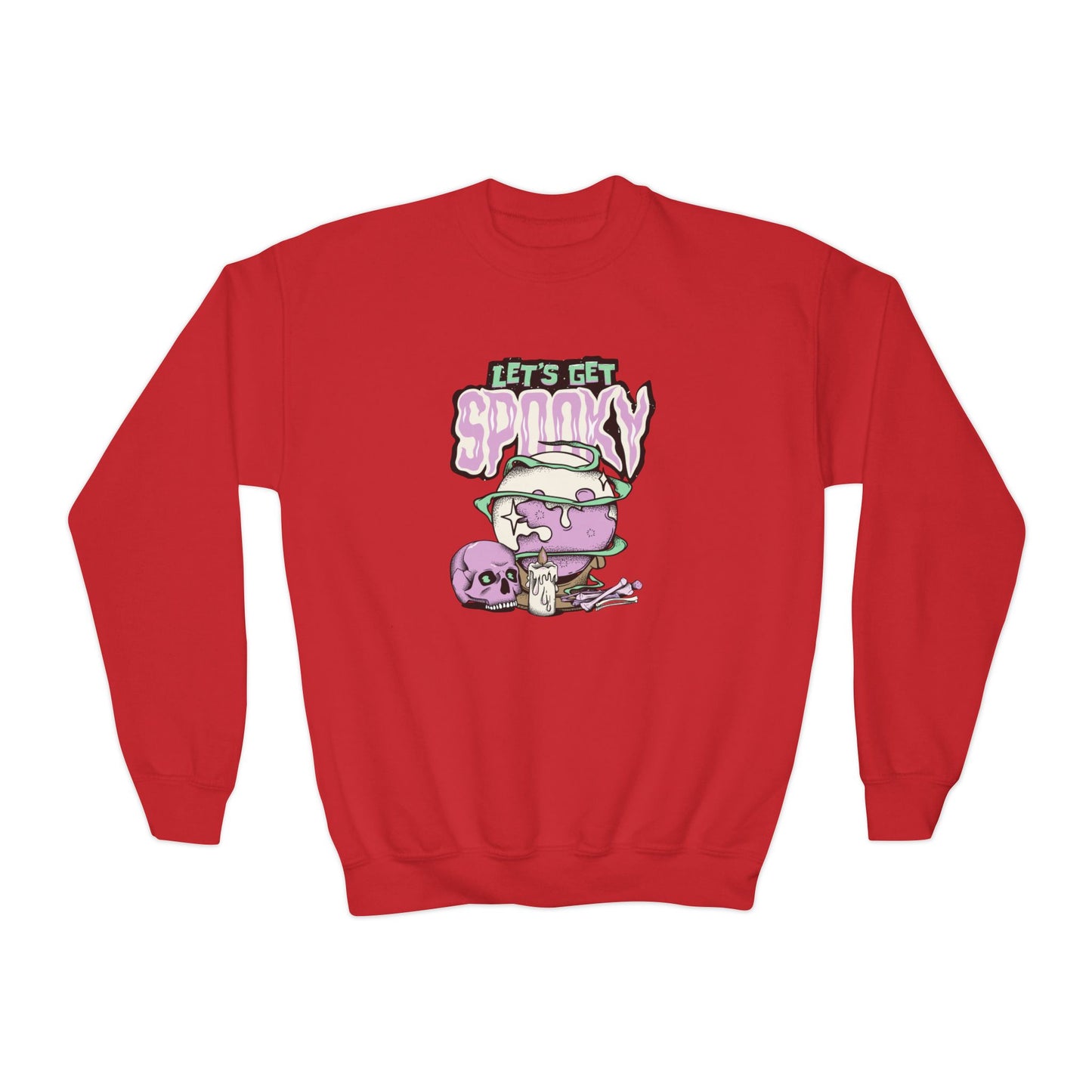 Let's Get Spooky - Youth Crewneck Sweatshirt