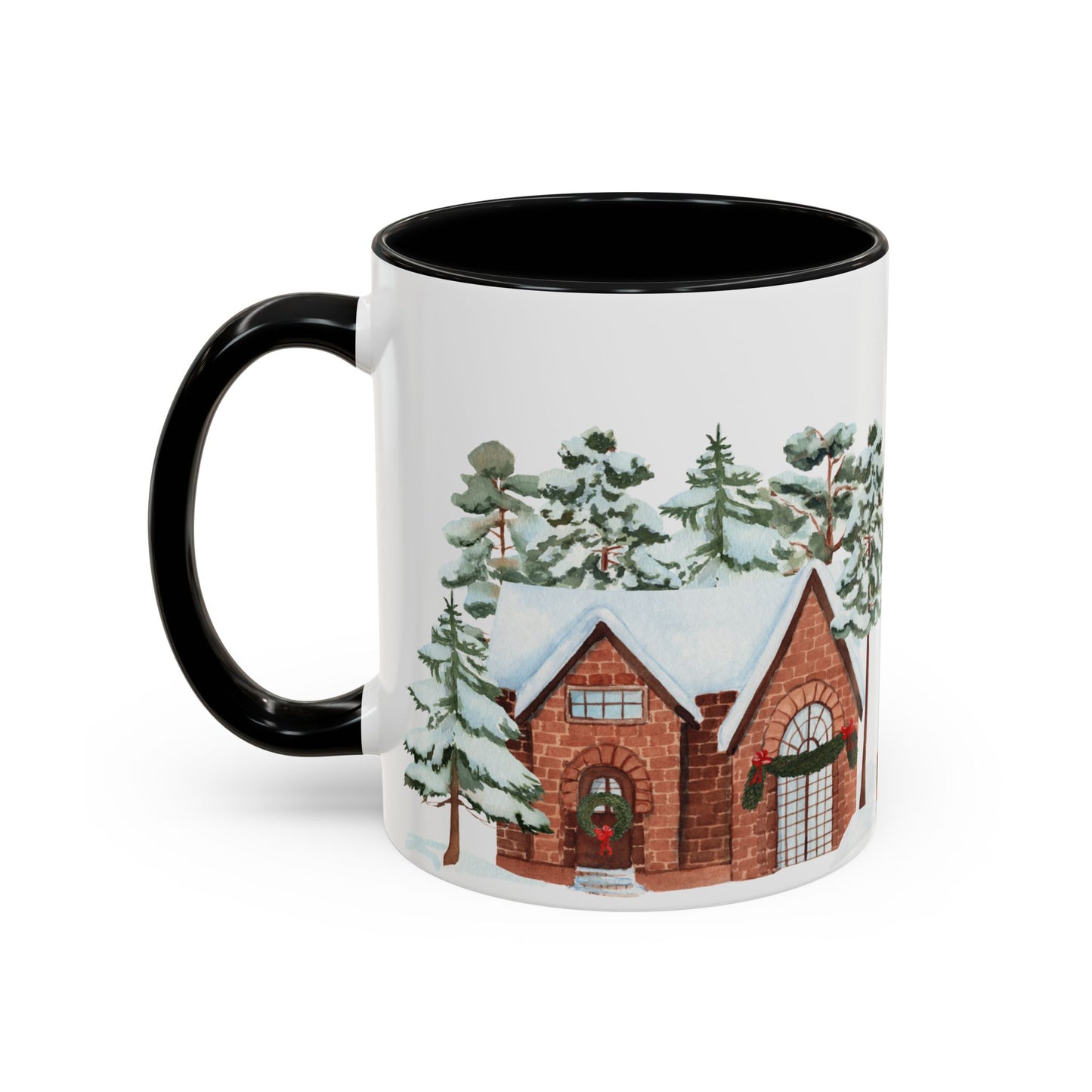 Christmas Houses - Accent Coffee Mug (11, 15oz) - 10456