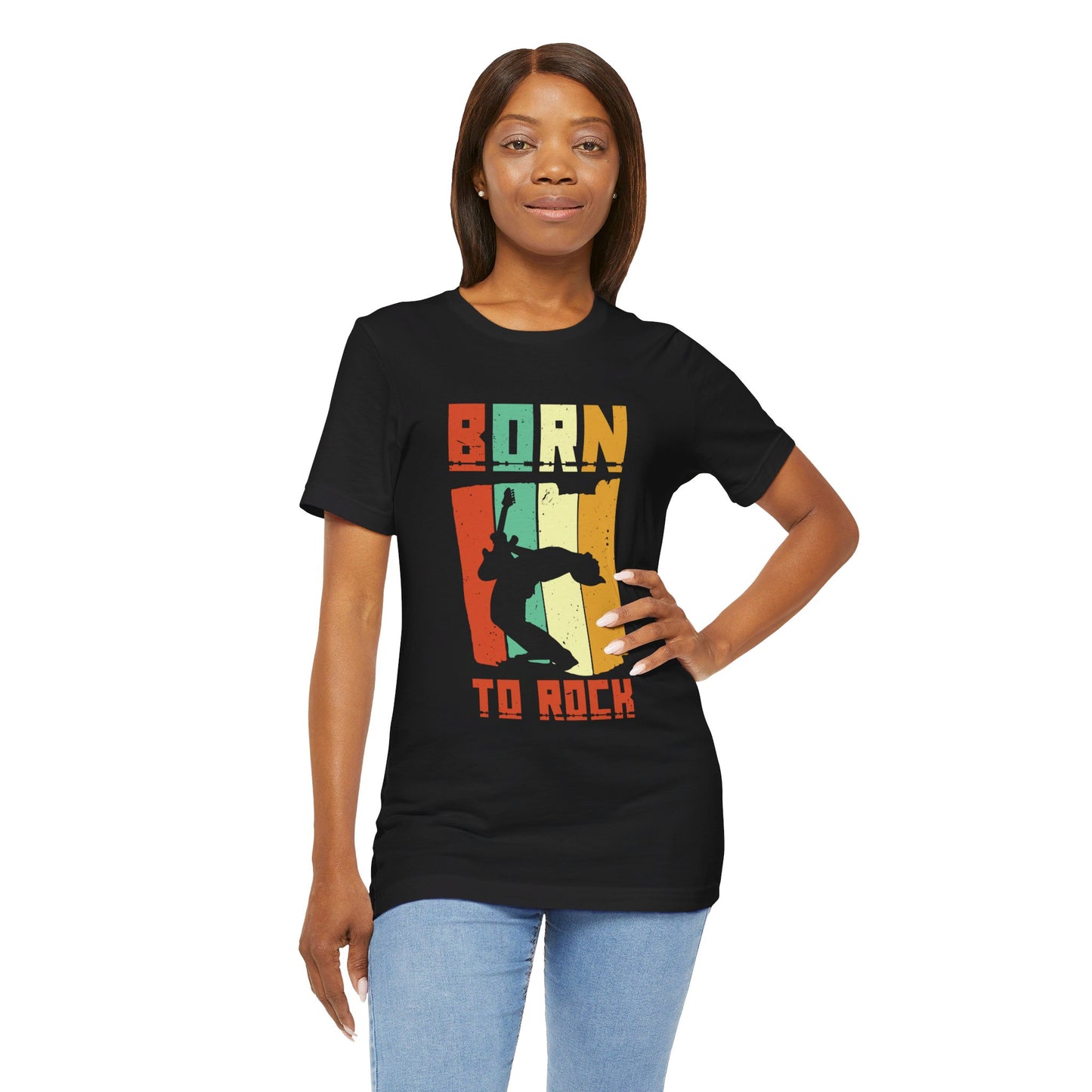 Born To Rock - Unisex Jersey Short Sleeve Tee