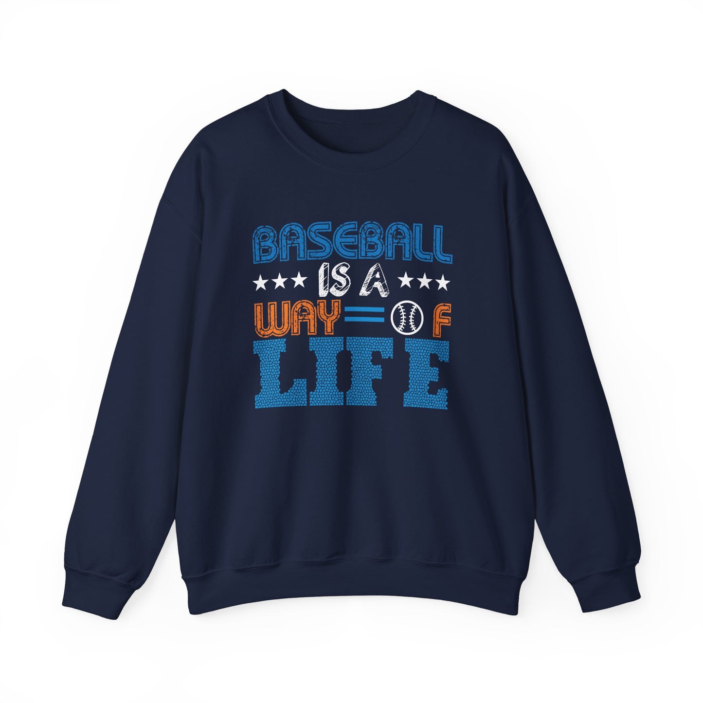 Baseball Is A Way of Life - Unisex Heavy Blend™ Crewneck Sweatshirt