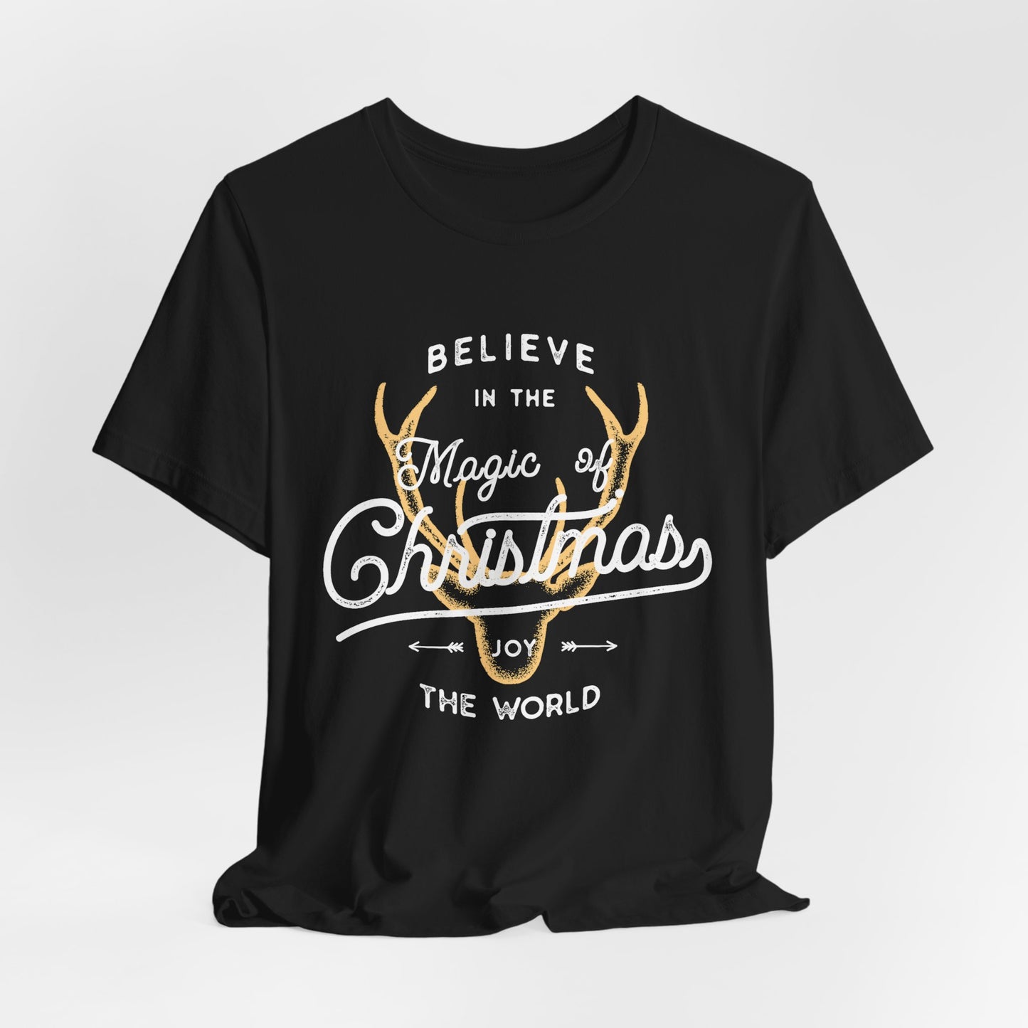 Believe In The Magic Of Christmas - Unisex Jersey Short Sleeve Tee