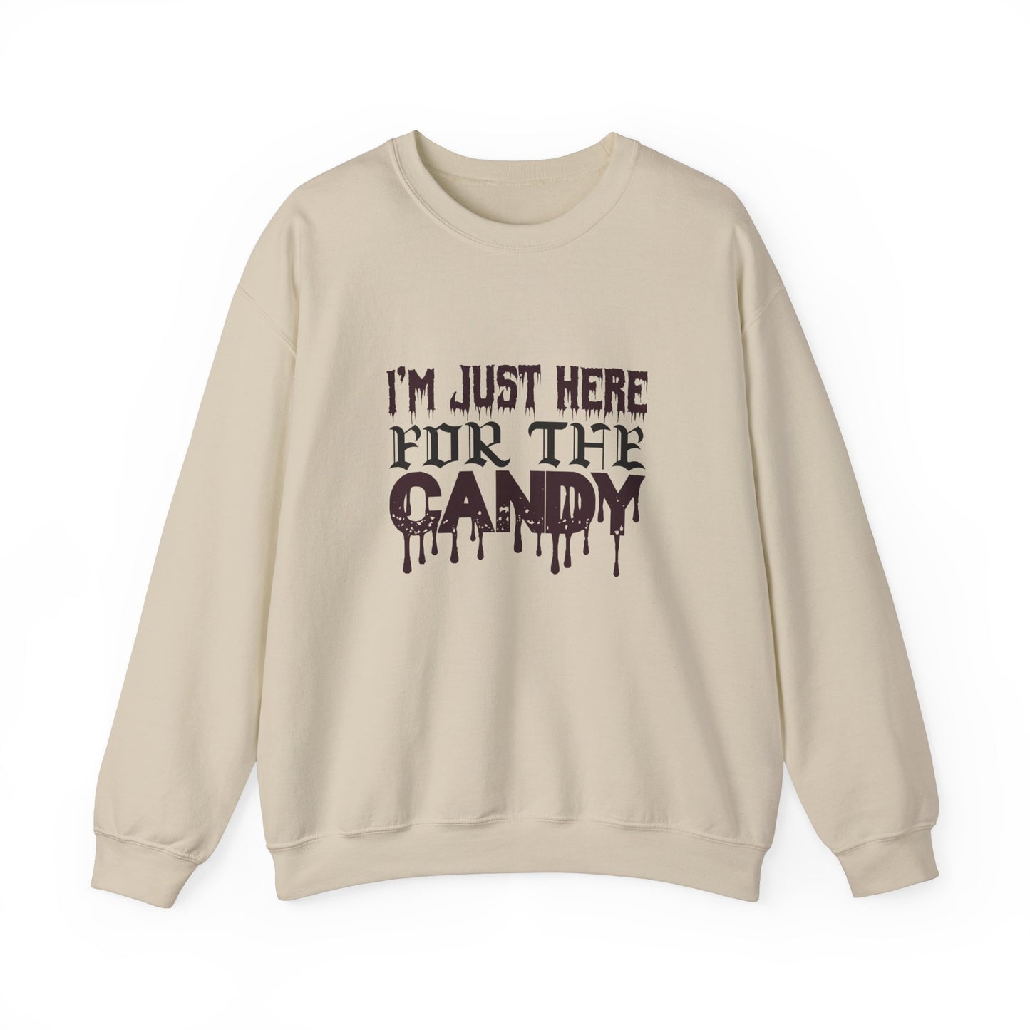 I'm Just Here For The Candy - Unisex Heavy Blend™ Crewneck Sweatshirt