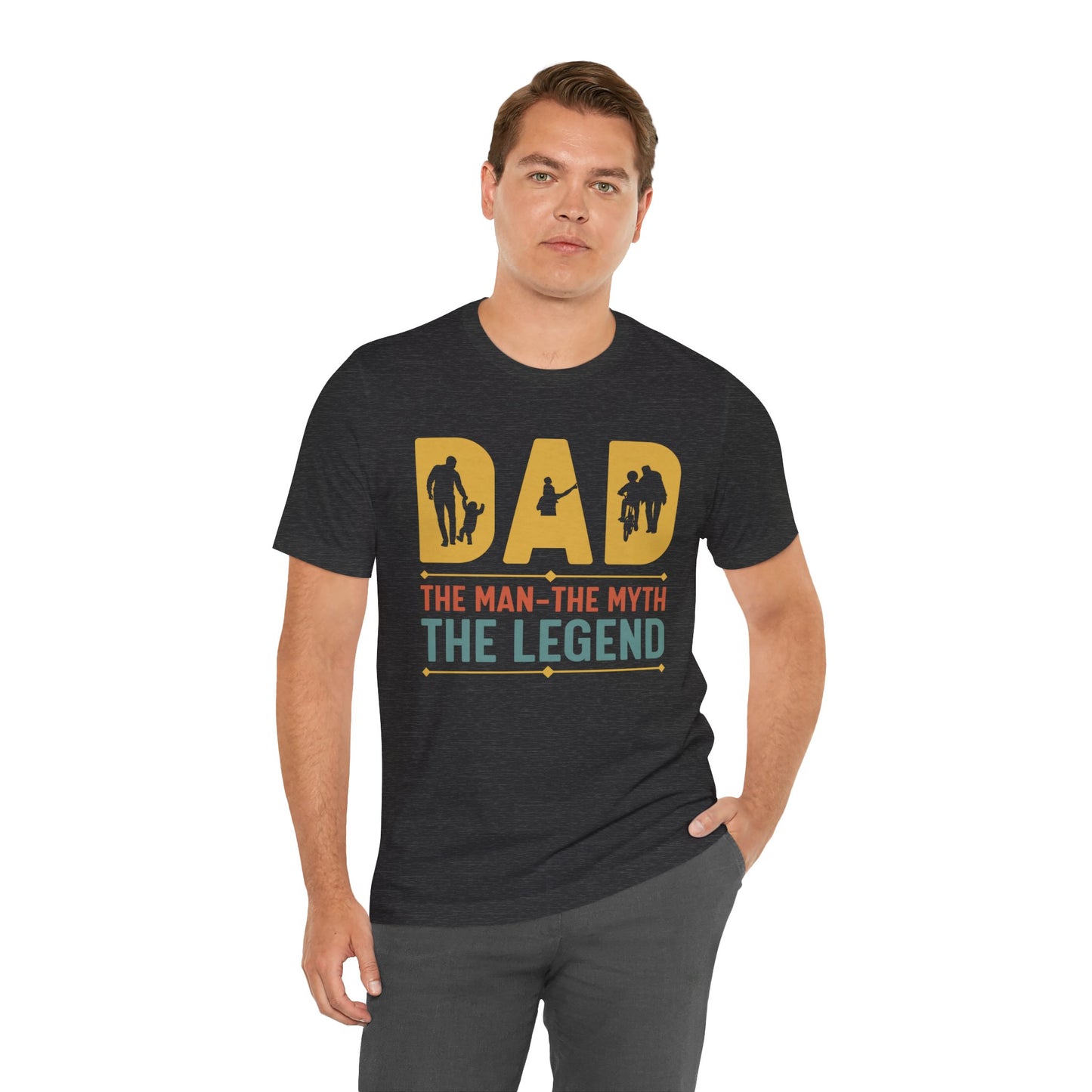 Dad, The Man, The Myth, The Legend - Unisex Jersey Short Sleeve Tee