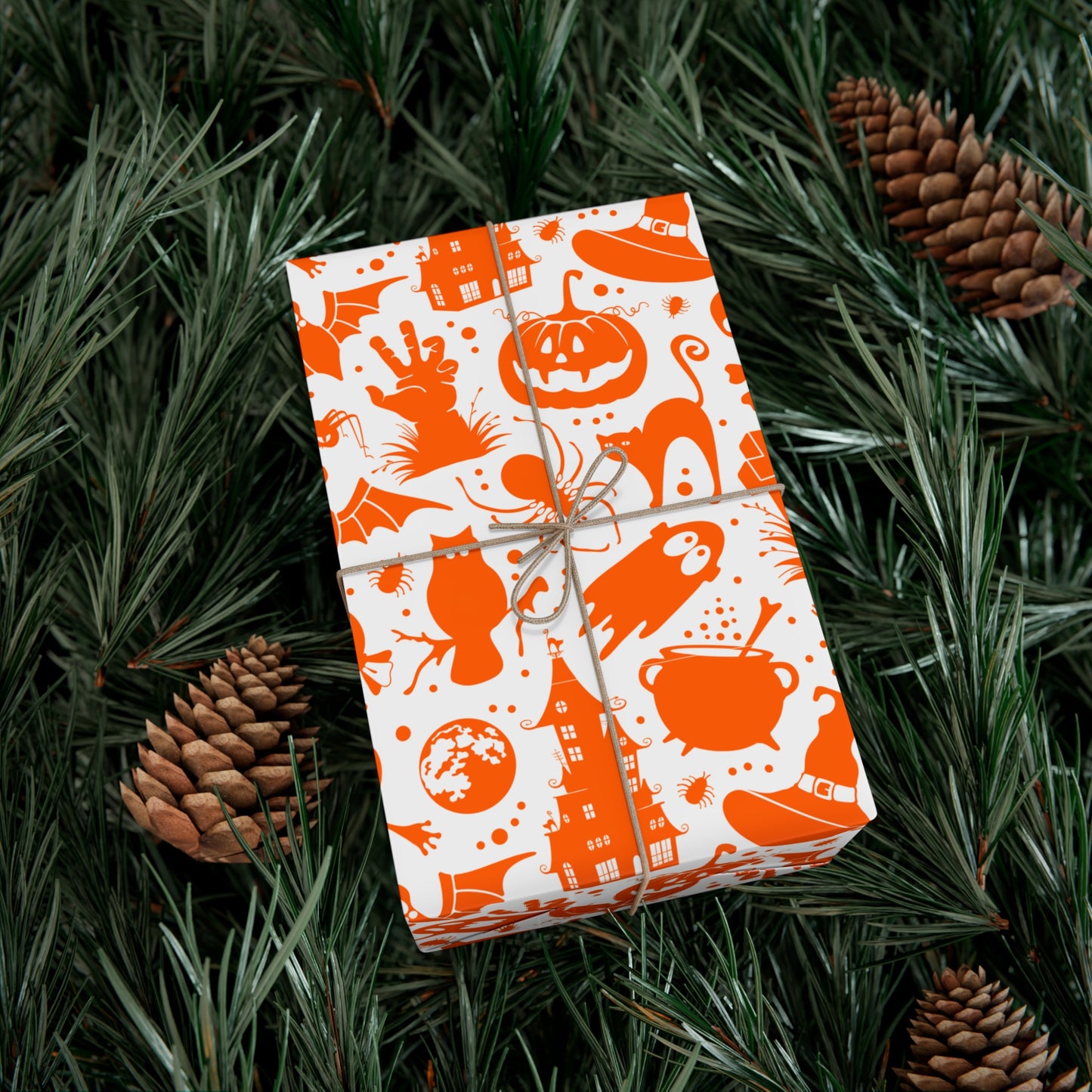 Orange Halloween - Gift Wrap Papers