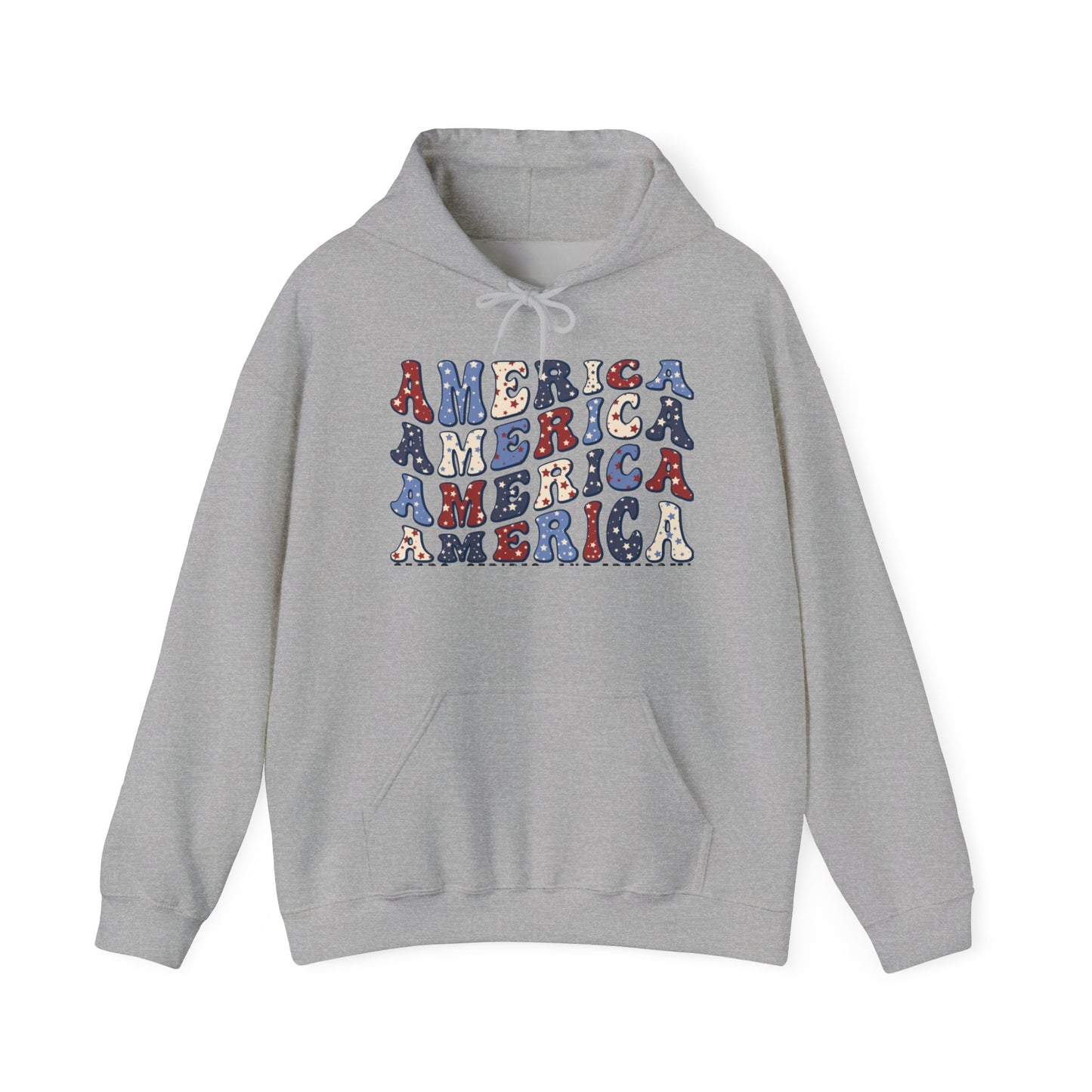 July 4, America - Unisex Heavy Blend™ Hooded Sweatshirt