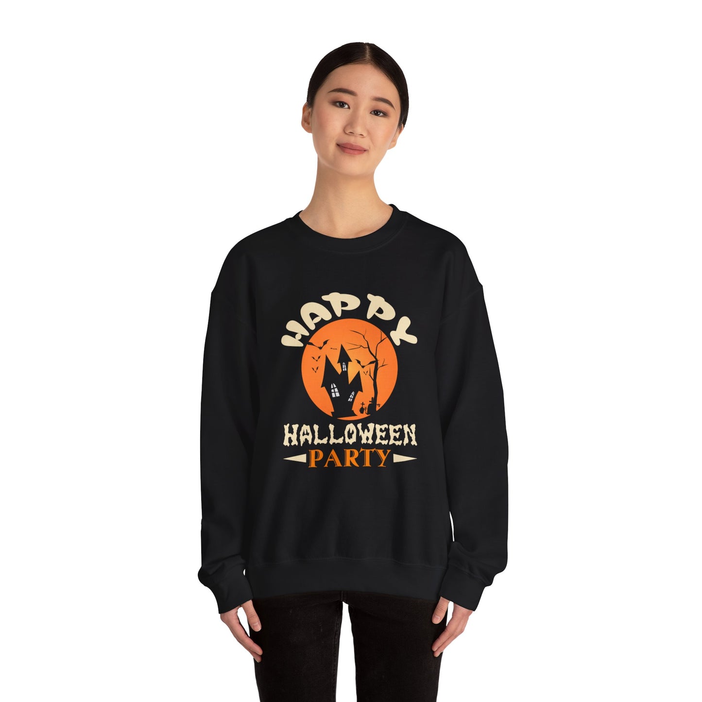 Happy Halloween Party - Unisex Heavy Blend™ Crewneck Sweatshirt