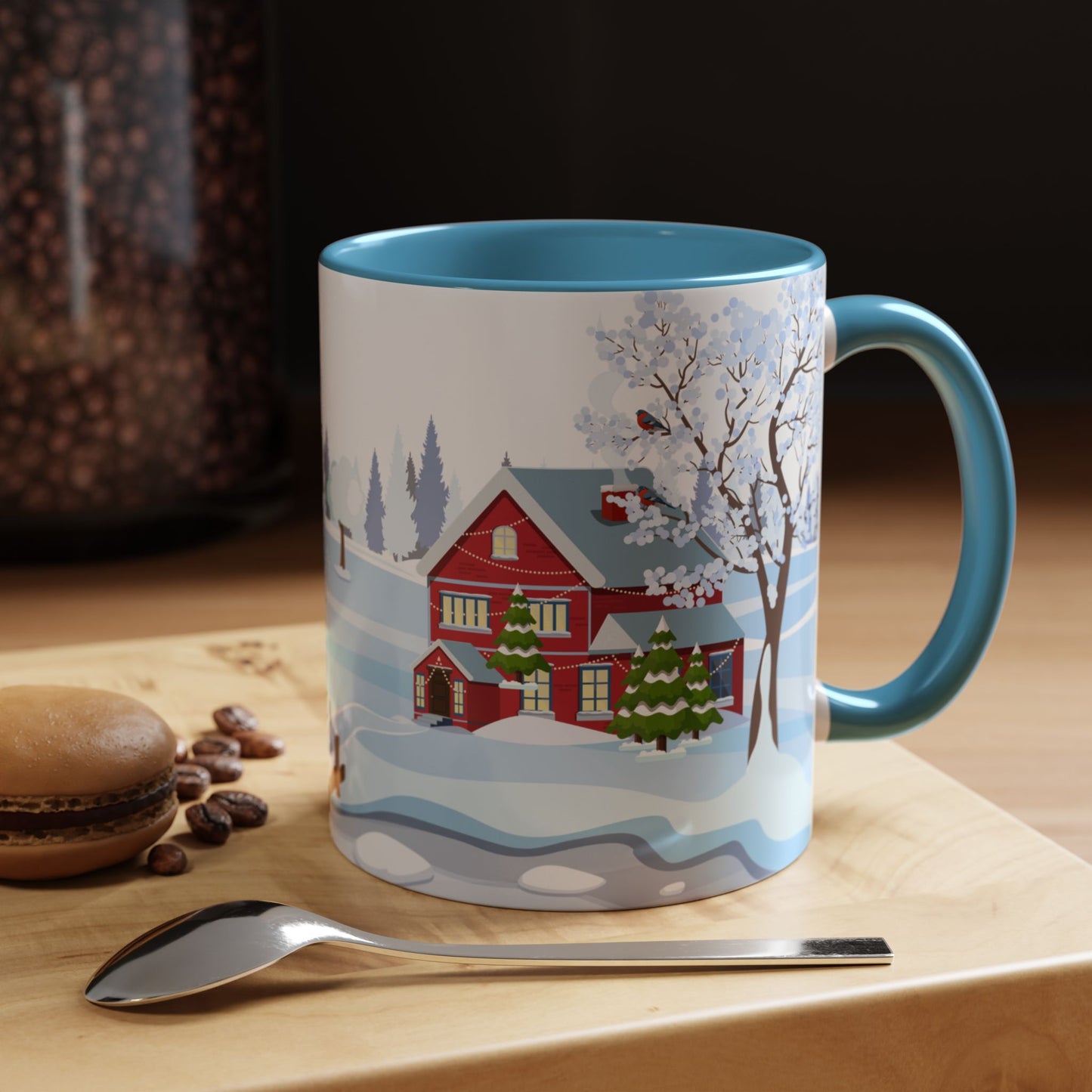 Winter Day Outside - Accent Coffee Mug (11, 15oz) - 10453