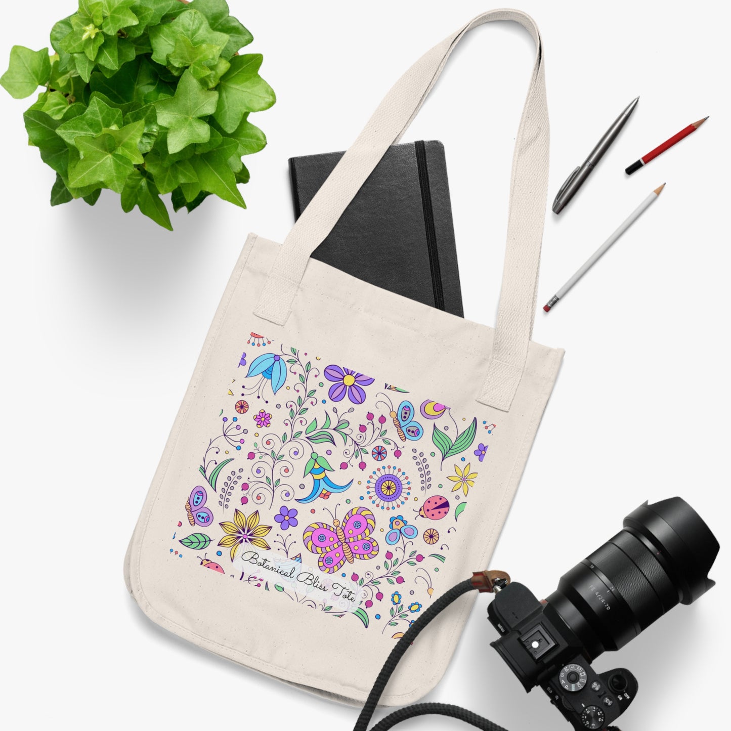 Organic Canvas Tote Bag | Nature Lovers