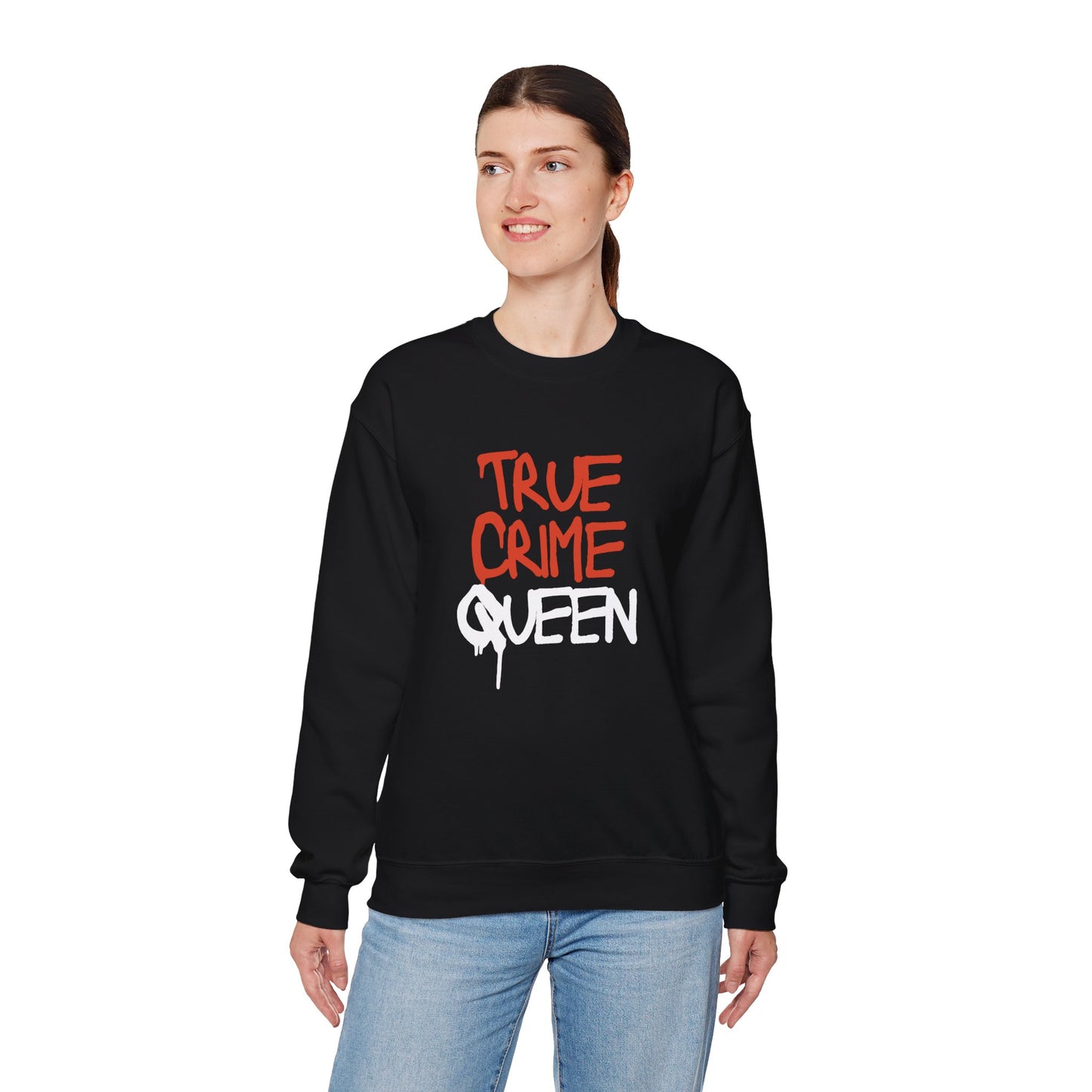 True Crime Queen - Unisex Heavy Blend™ Crewneck Sweatshirt