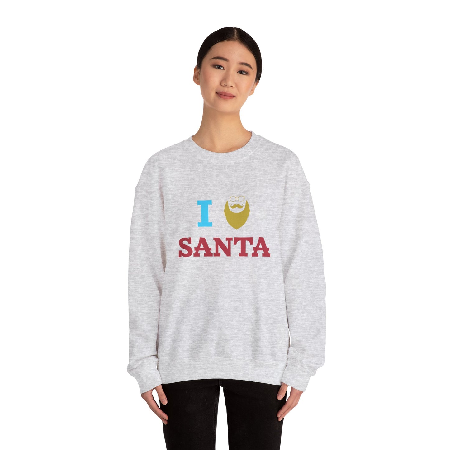 I love Santa - Unisex Heavy Blend™ Crewneck Sweatshirt