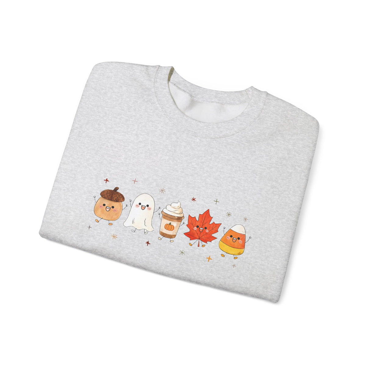 Cute Fall Harvest Sweatshirt, Ghost, Pumpkin Spice & Autumn Crewneck - 14534