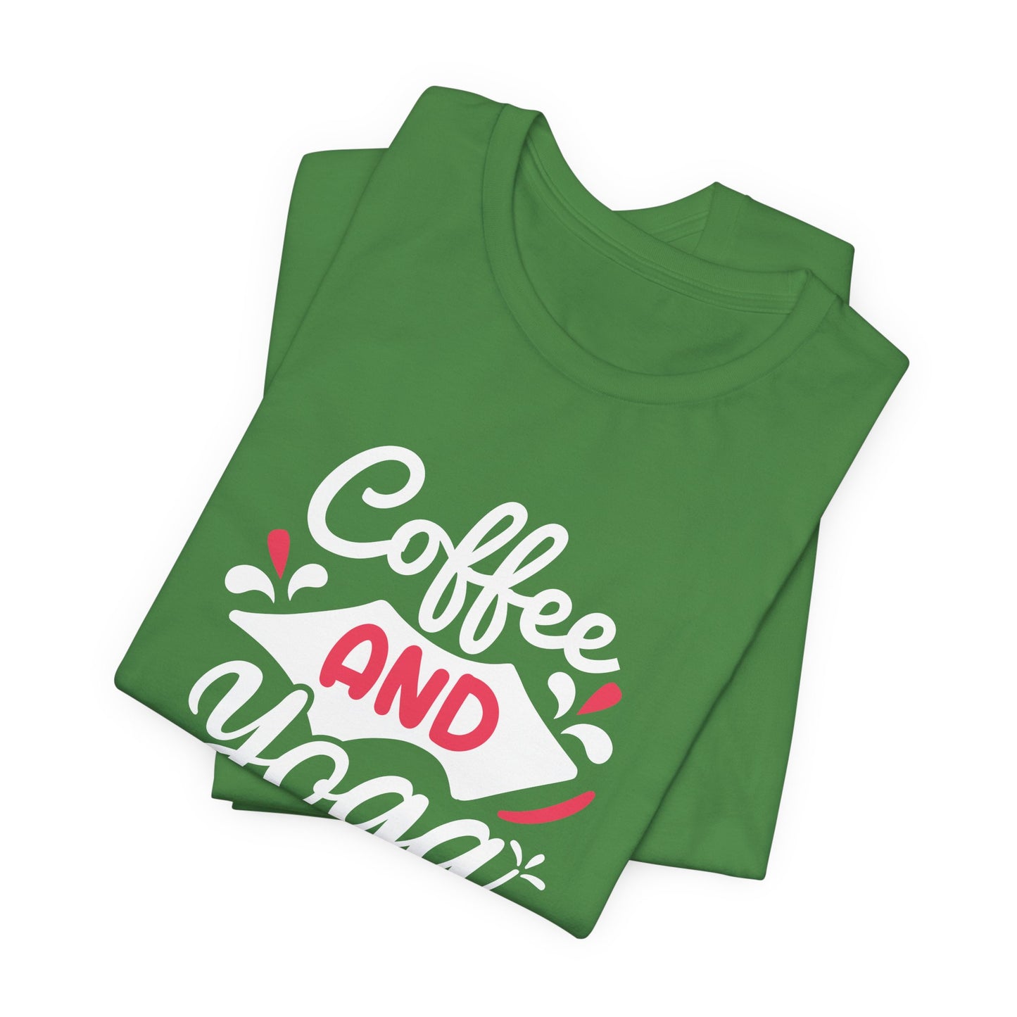 Coffee & Yoga - Unisex Jersey Short Sleeve Tee - 12412