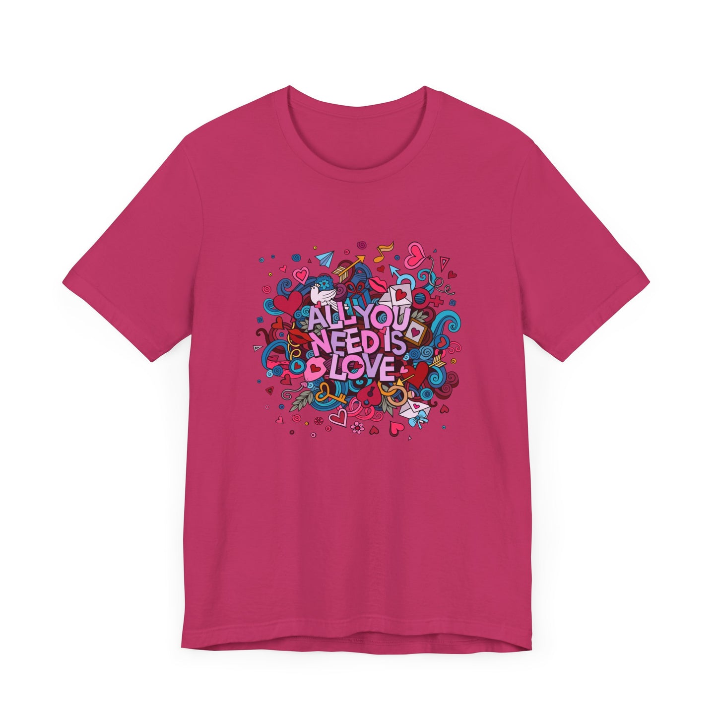 All You Need is Love - Unisex Jersey Short Sleeve Tee - 11446