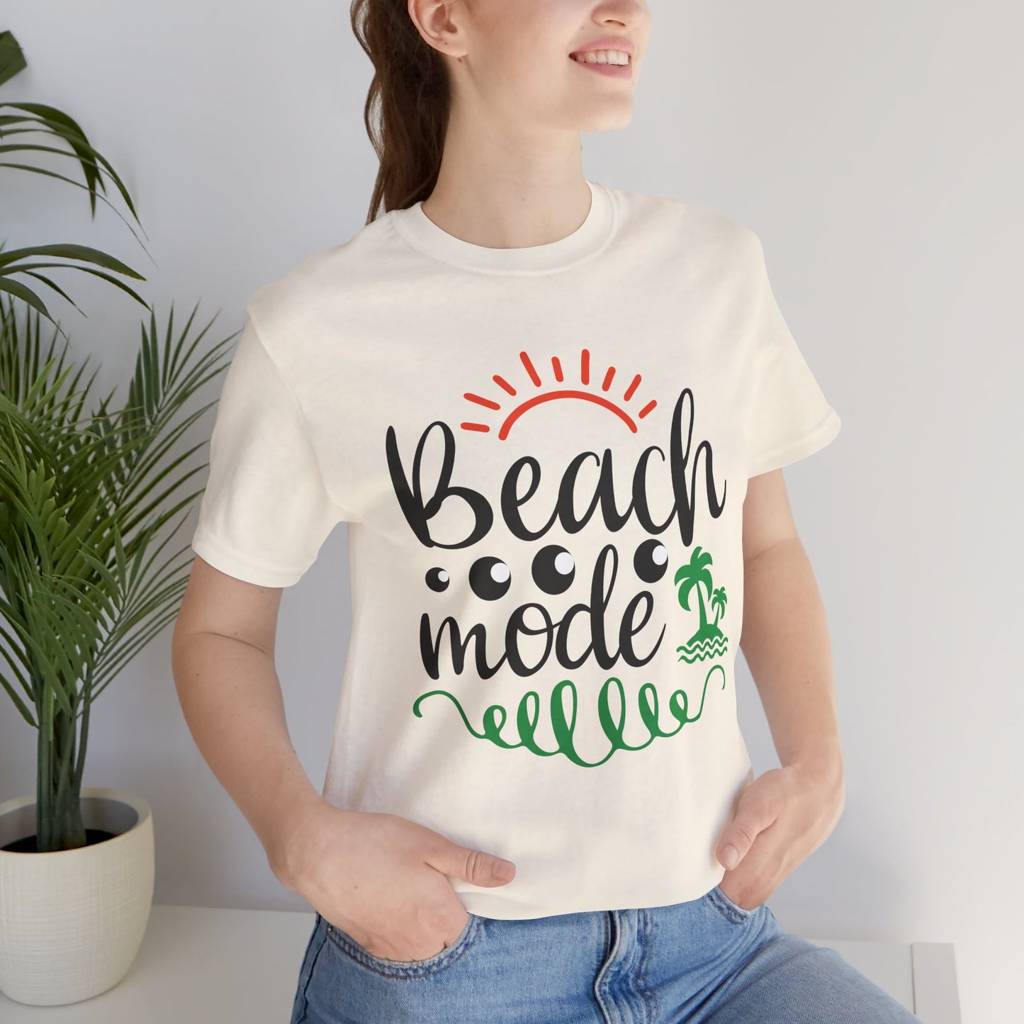 Summer: Beach Mode - Unisex Jersey Short Sleeve Tee - 13238