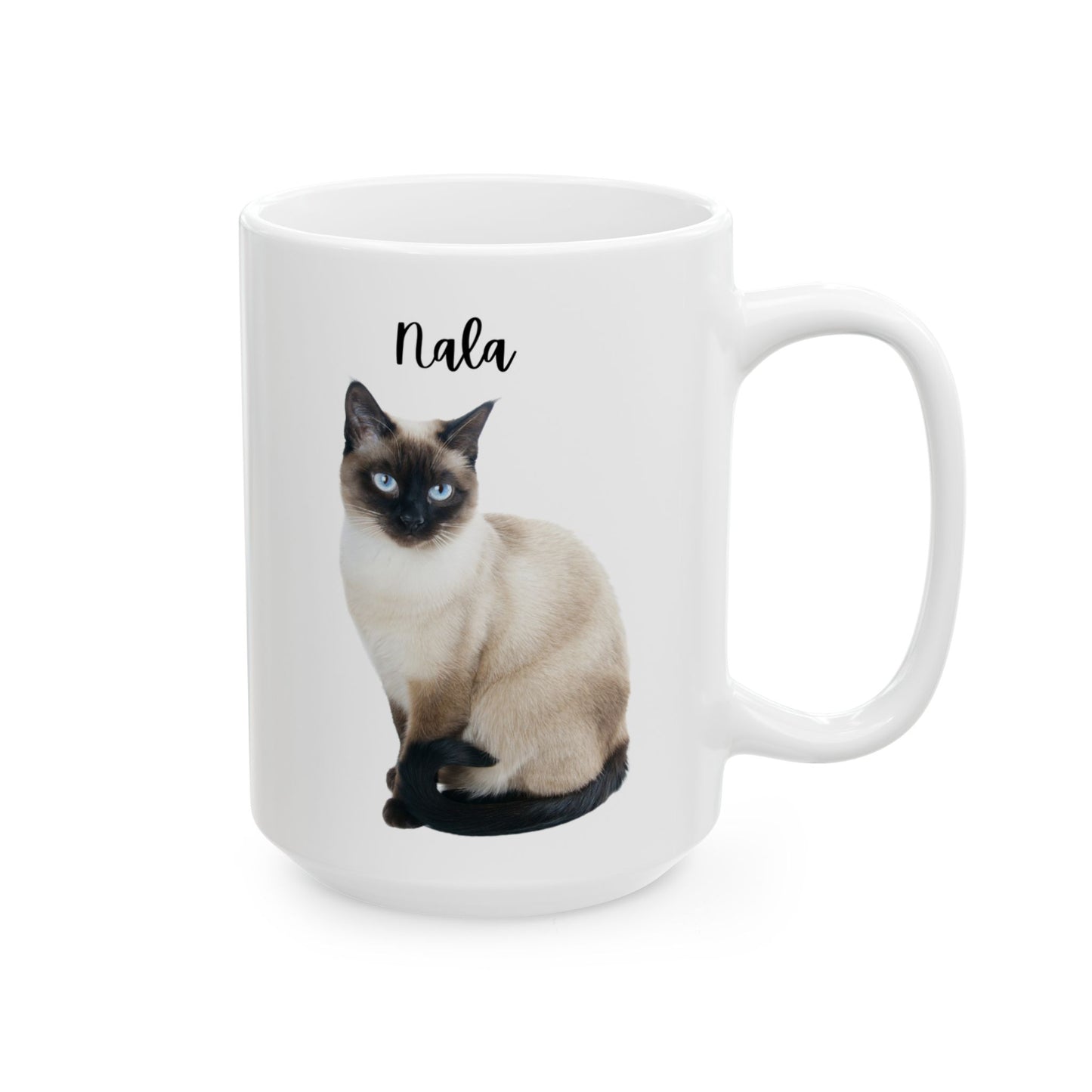 Ceramic Cat Mug, Cute Cat Coffee Cup, Pet Lover Gift, Animal Lover Mug, Funny Cat Lover Present - 14205