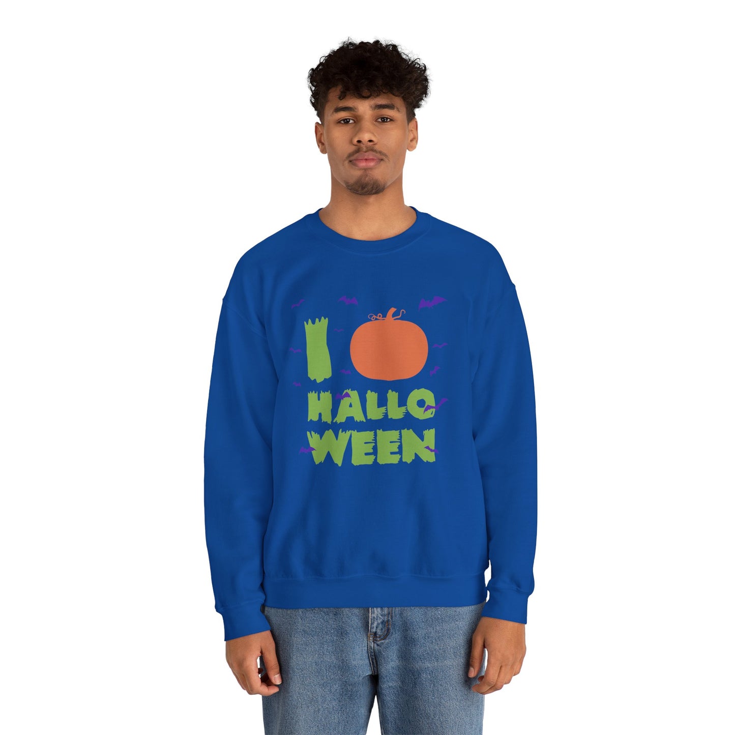 I Love Halloween - Unisex Heavy Blend™ Crewneck Sweatshirt - 13807