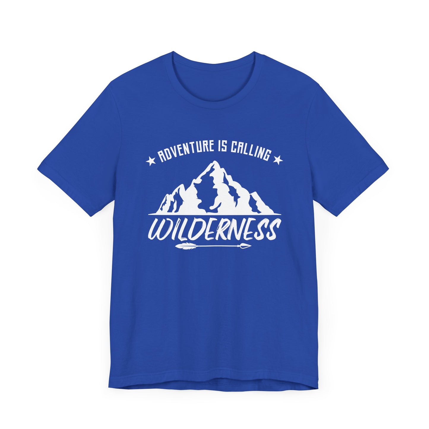 Camping: Adventure Is Calling, Wilderness - Unisex Jersey Short Sleeve Tee - 12585
