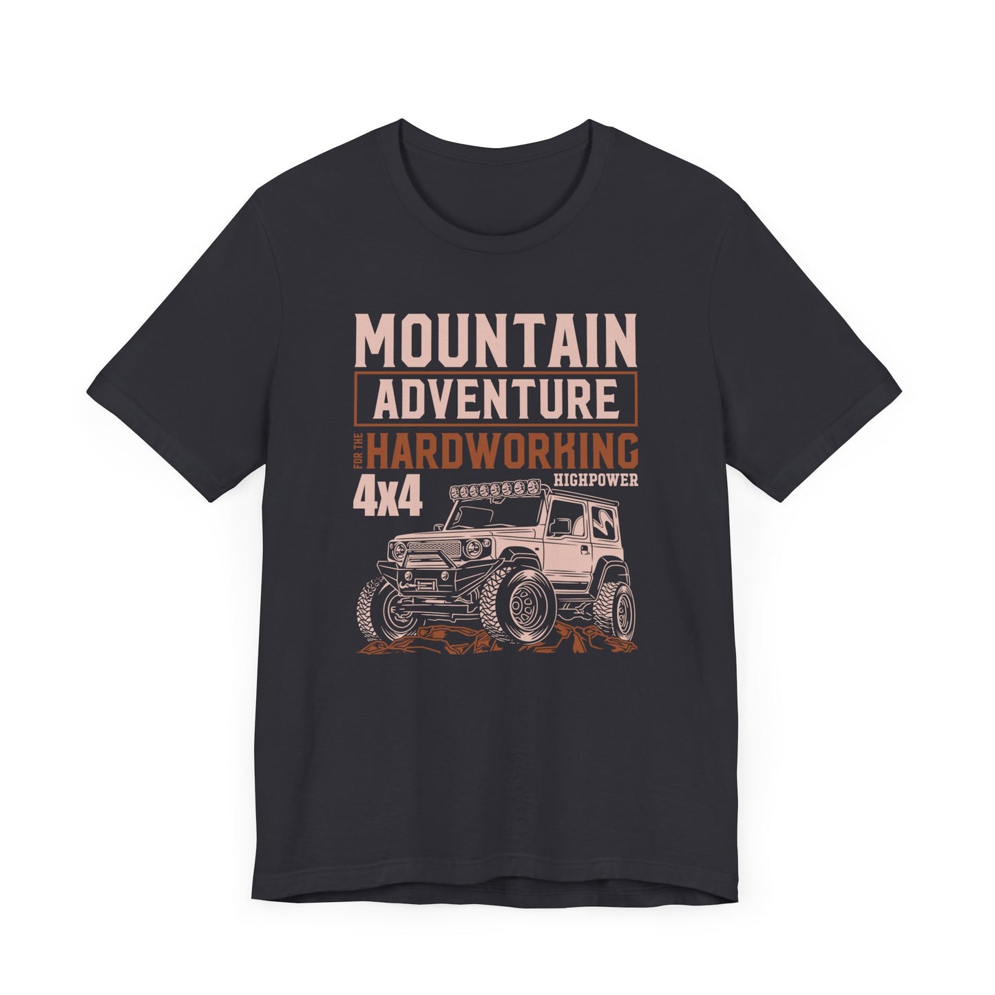 Mountain Adventure, Hardware 4x4 - Unisex Jersey Short Sleeve Tee