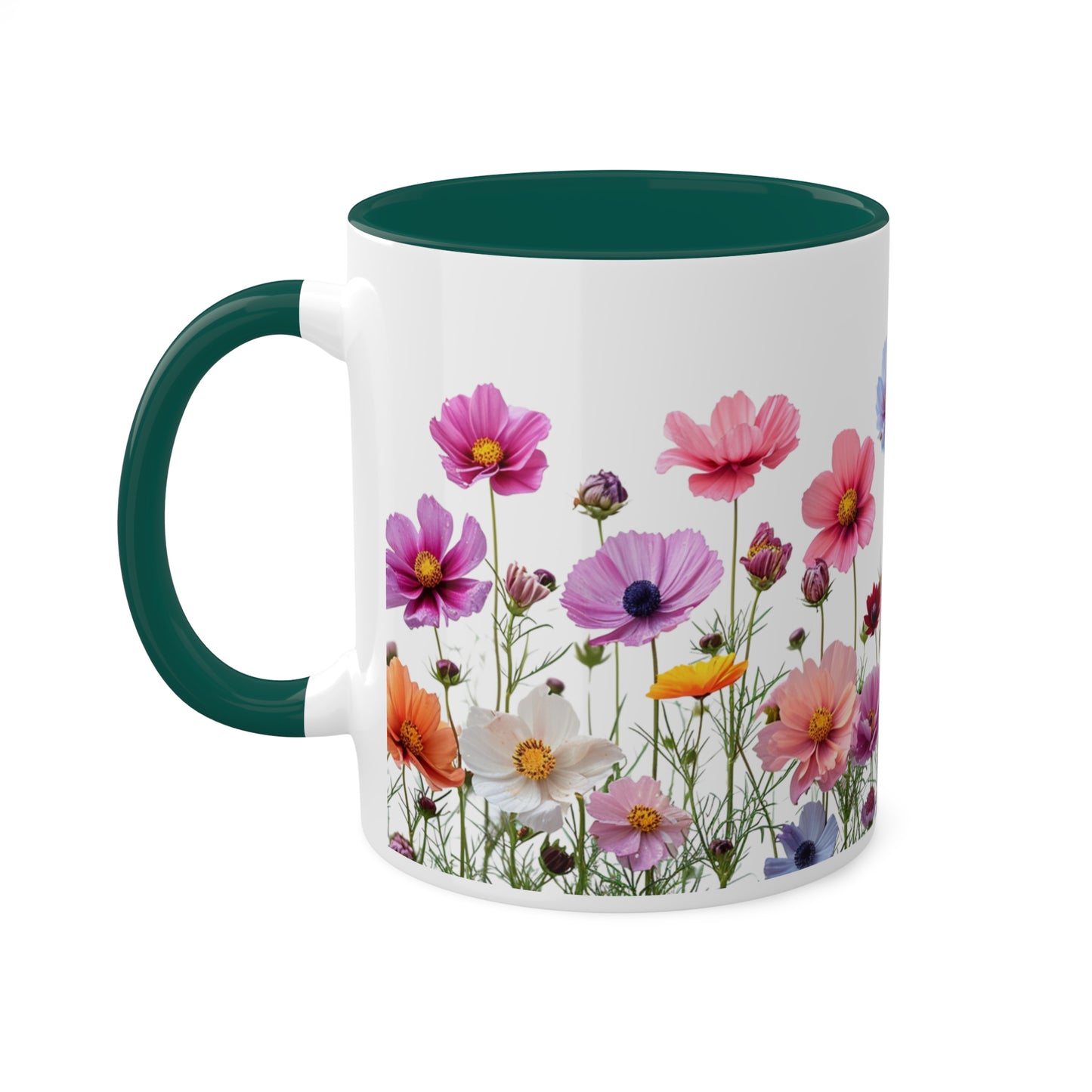 Bright Flowers - Colorful Mugs, 11oz