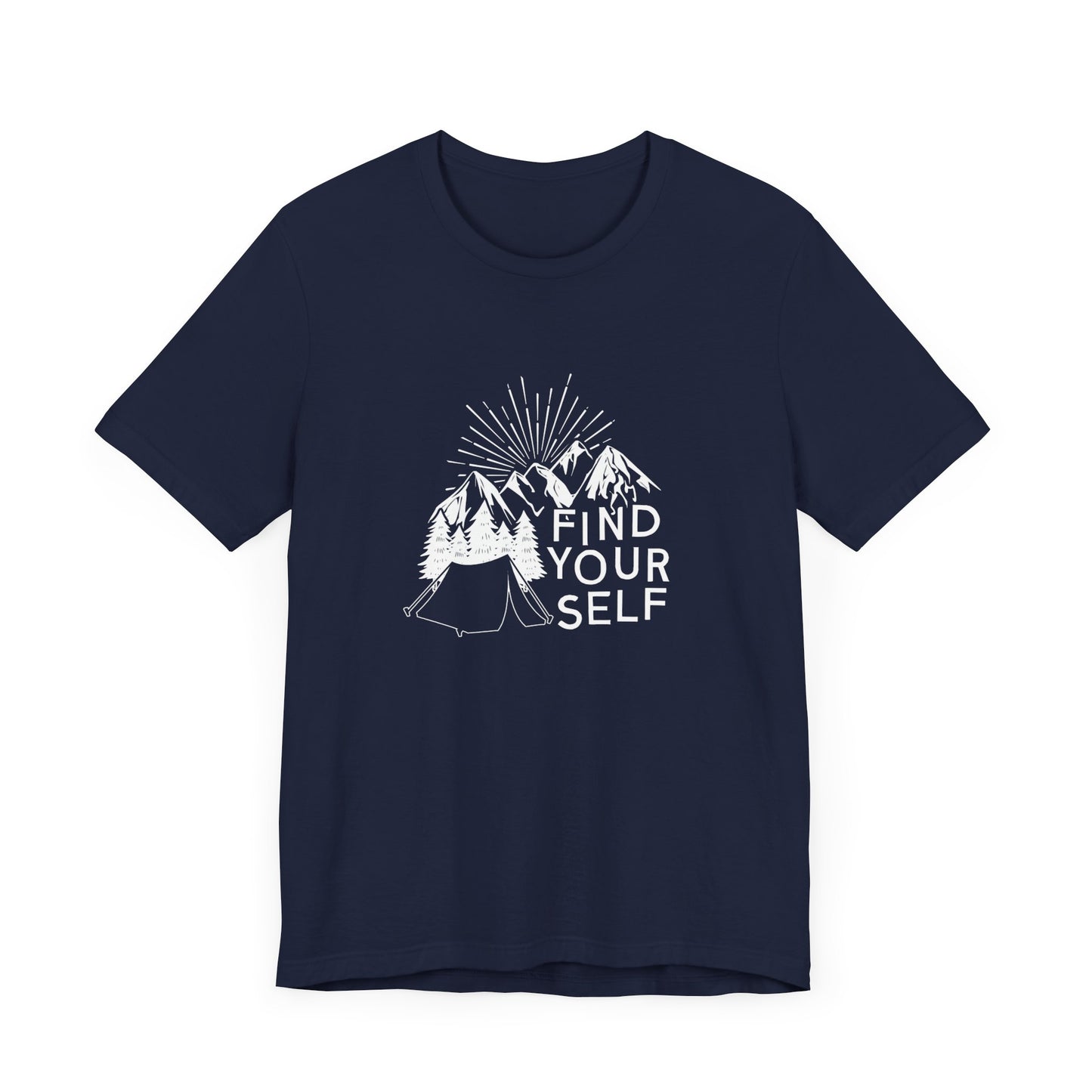 Camping: Find Yourself - Unisex Jersey Short Sleeve Tee