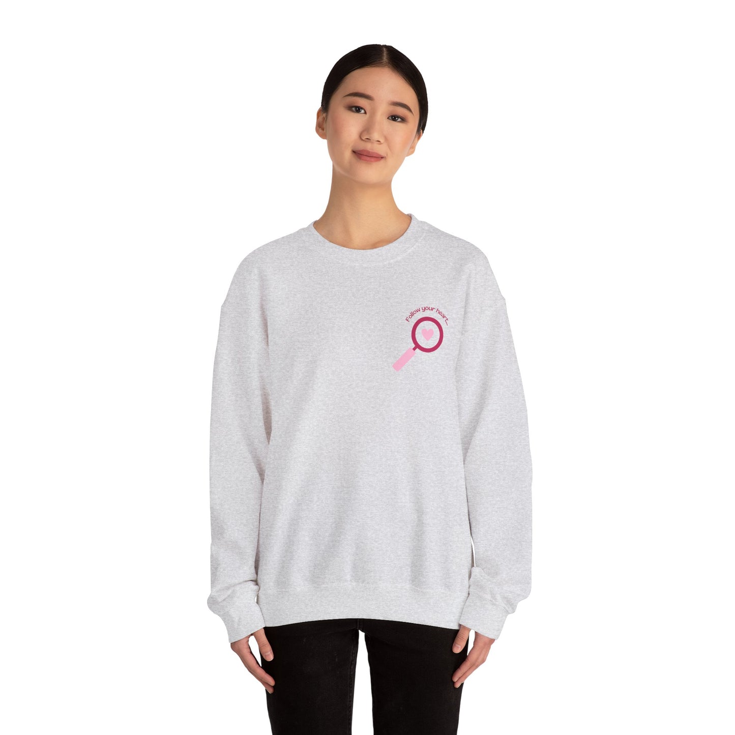 Follow Your Heart - Unisex Heavy Blend™ Crewneck Sweatshirt - 11621