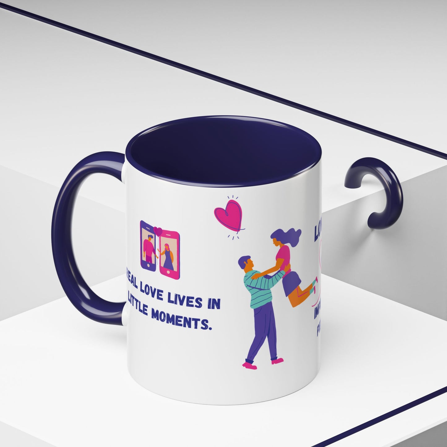 Love Sees Imperfection Perfectly. - Accent Coffee Mug (11, 15oz) - 11560