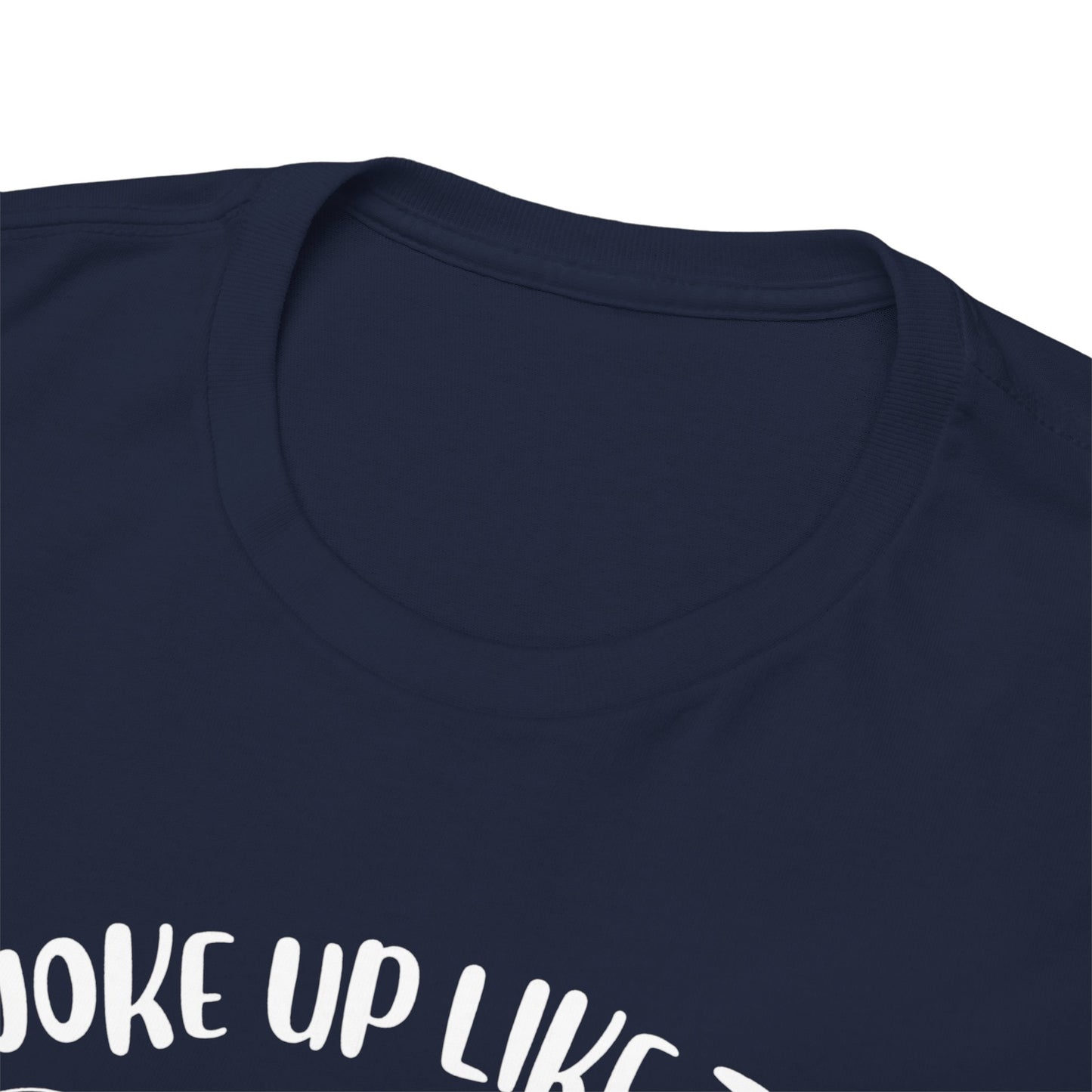 Funny Grumpy Cat T-Shirt – “I Woke Up Like This… Unfortunately” Graphic Tee- 14843