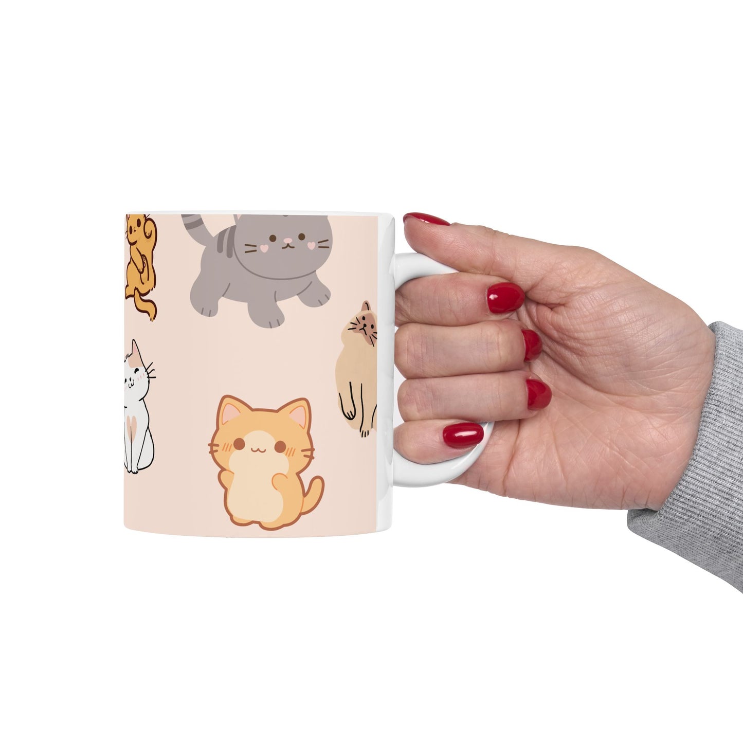 Cute Cats - Ceramic Mug, (11oz, 15oz) - 10903