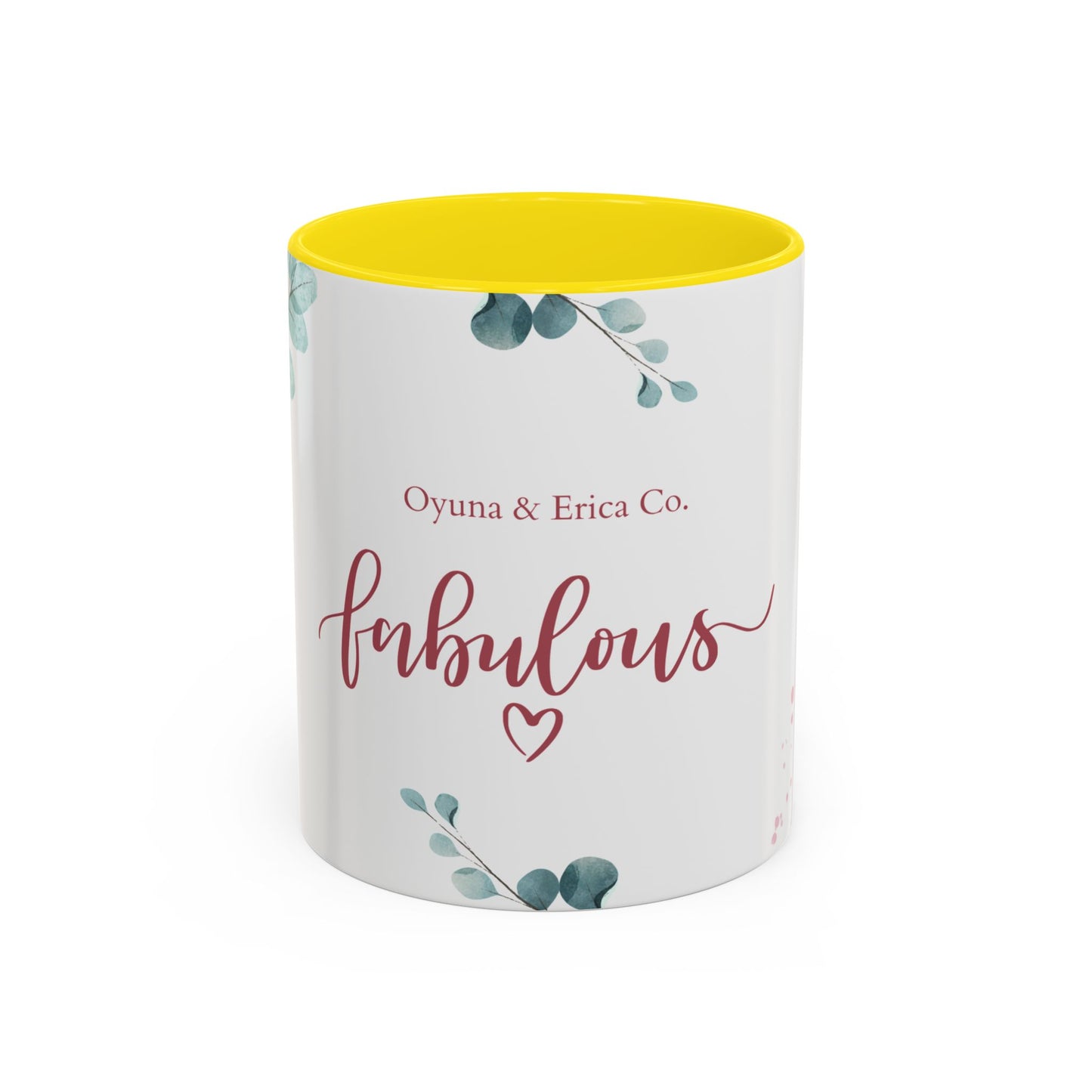 Fabulous, Name, Customizable - Accent Coffee Mug (11, 15oz) - 10965