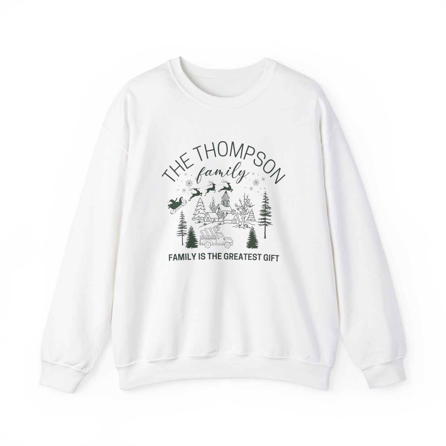 The Thompson Family, Customizable  - Unisex Heavy Blend™ Crewneck Sweatshirt