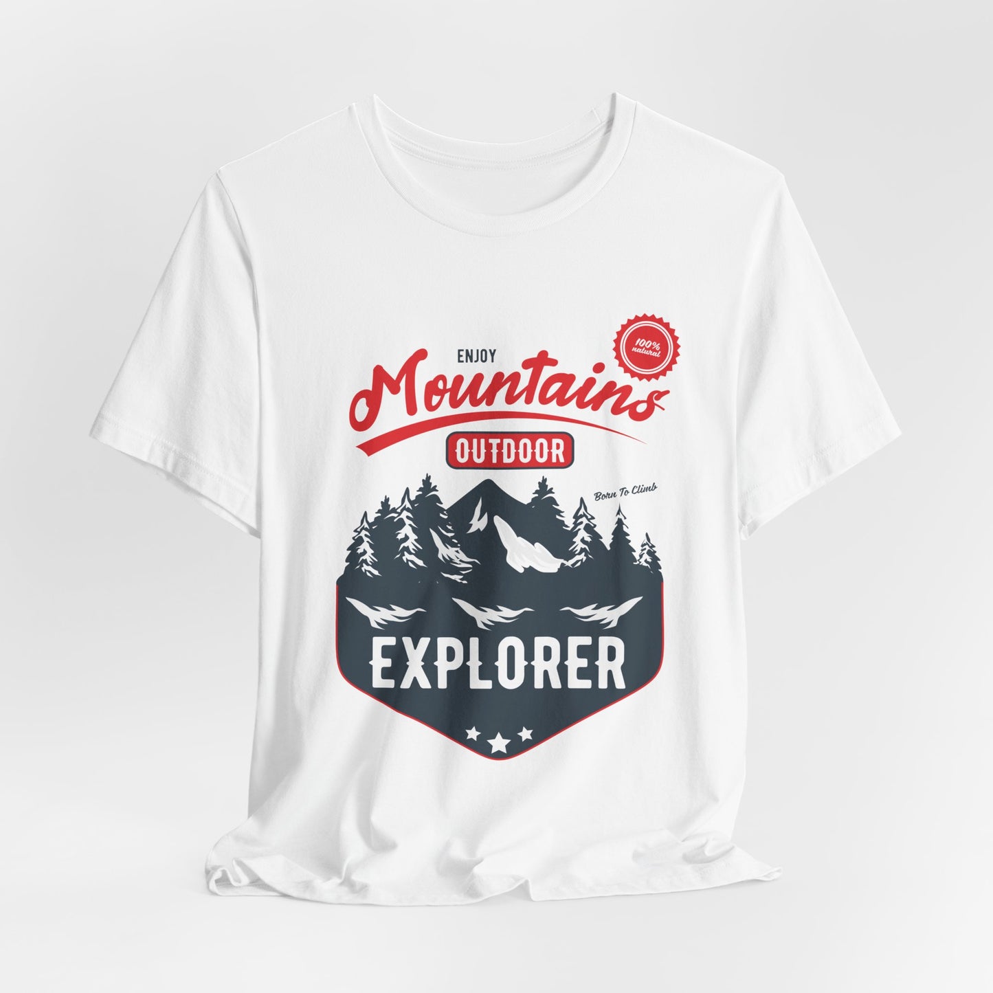 Enjoy Mountains, Outdoor Explorer - Unisex Jersey Short Sleeve Tee - 12592