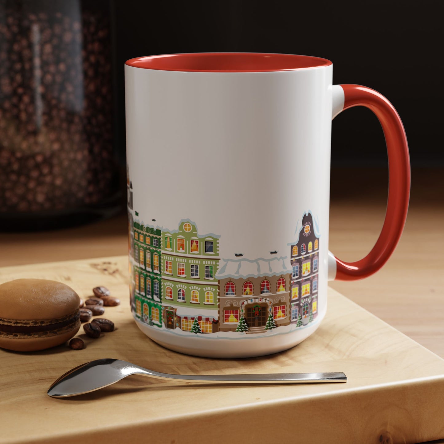 Christmas Houses - Accent Coffee Mug (11, 15oz) - 10438